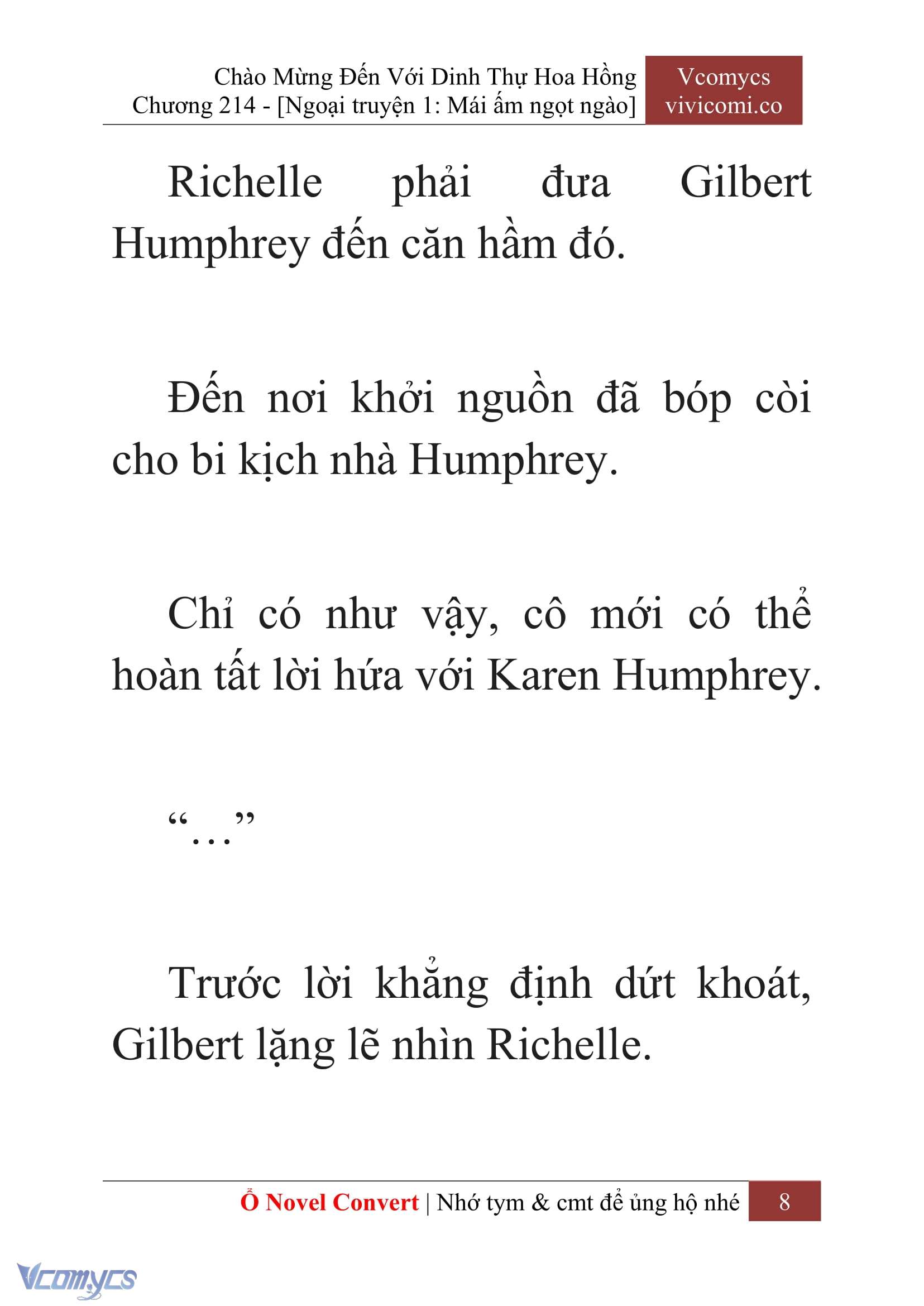 [Novel] Chào Mừng Đến Với Dinh Thự Hoa Hồng Chap 214 - Trang 2