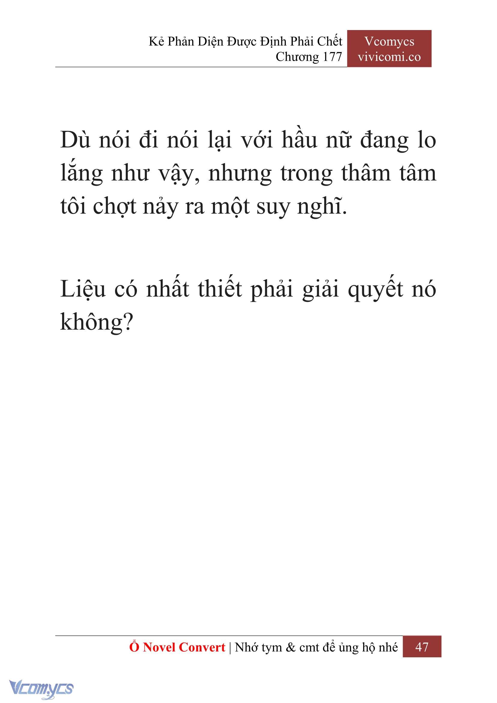 [Novel] Kẻ Phản Diện Được Định Phải Chết Chap 177 - Trang 2