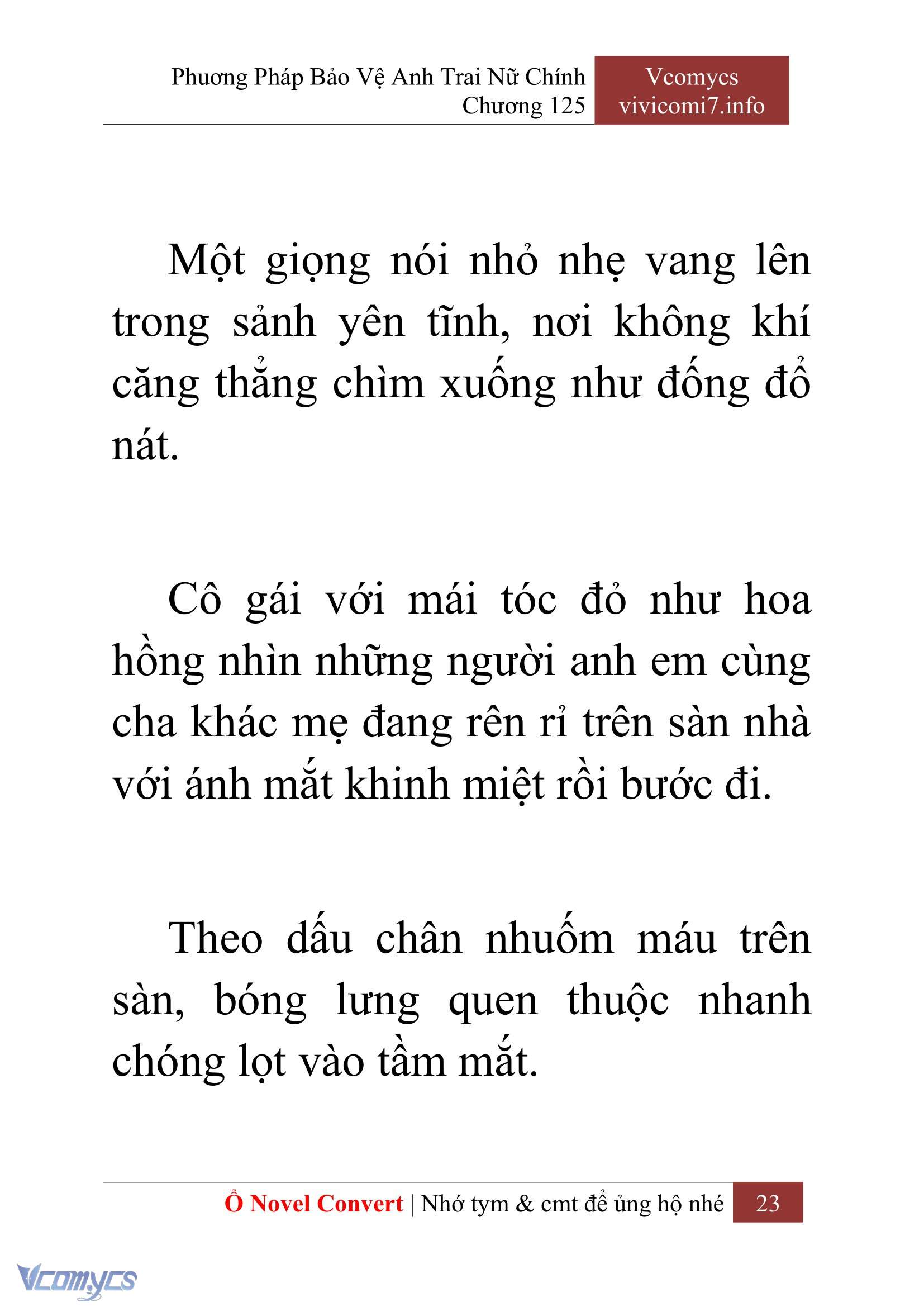 [Novel] Phương Pháp Bảo Vệ Anh Trai Nữ Chính Chap 125 - Trang 2