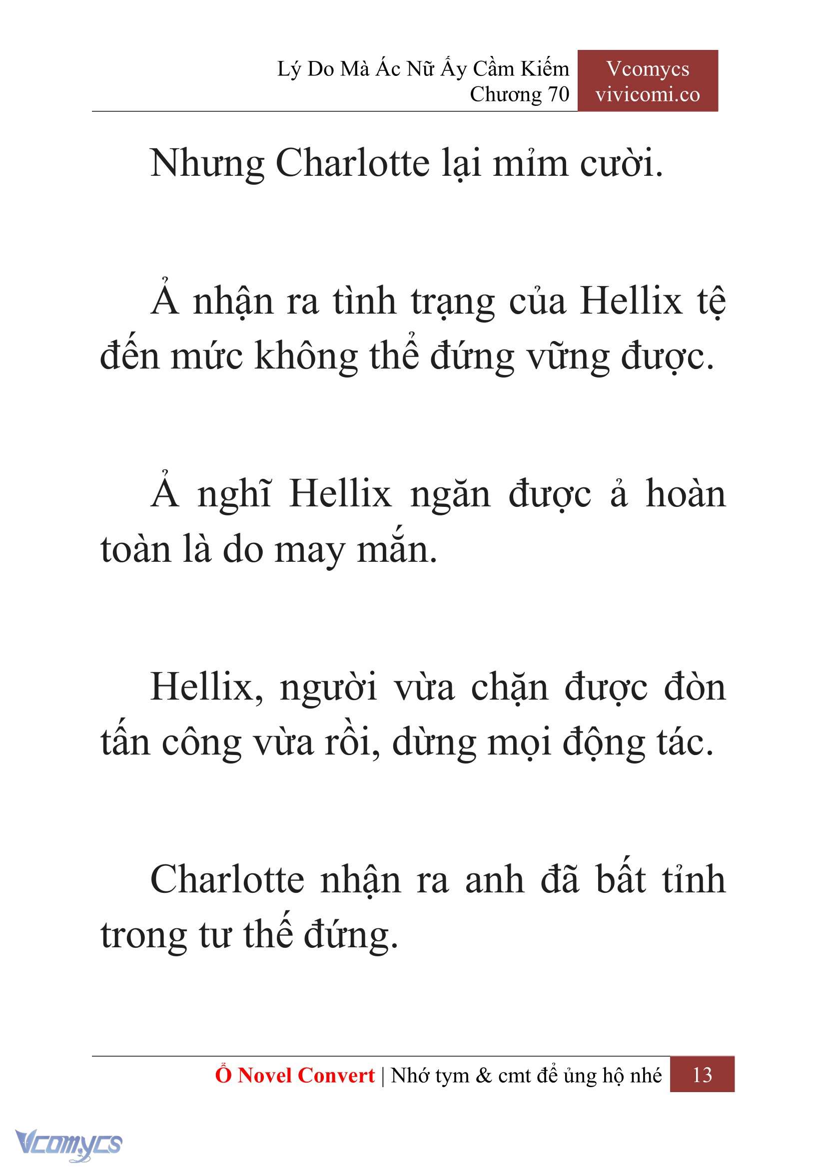 [Novel] Lý Do Mà Ác Nữ Ấy Cầm Kiếm Chap 70 - Next Chap 71