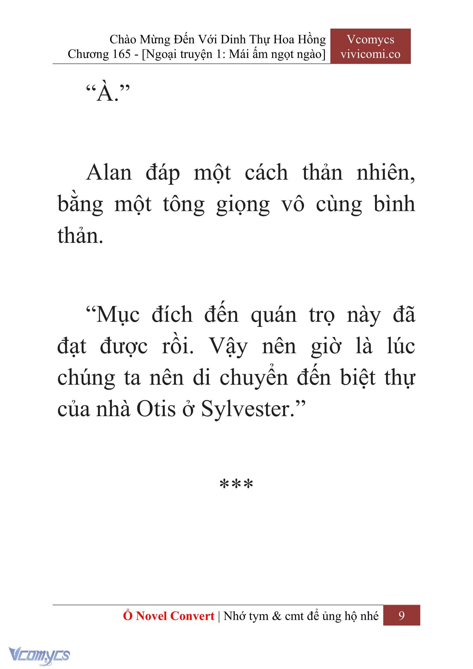 [Novel] Chào Mừng Đến Với Dinh Thự Hoa Hồng Chap 165 - Trang 2