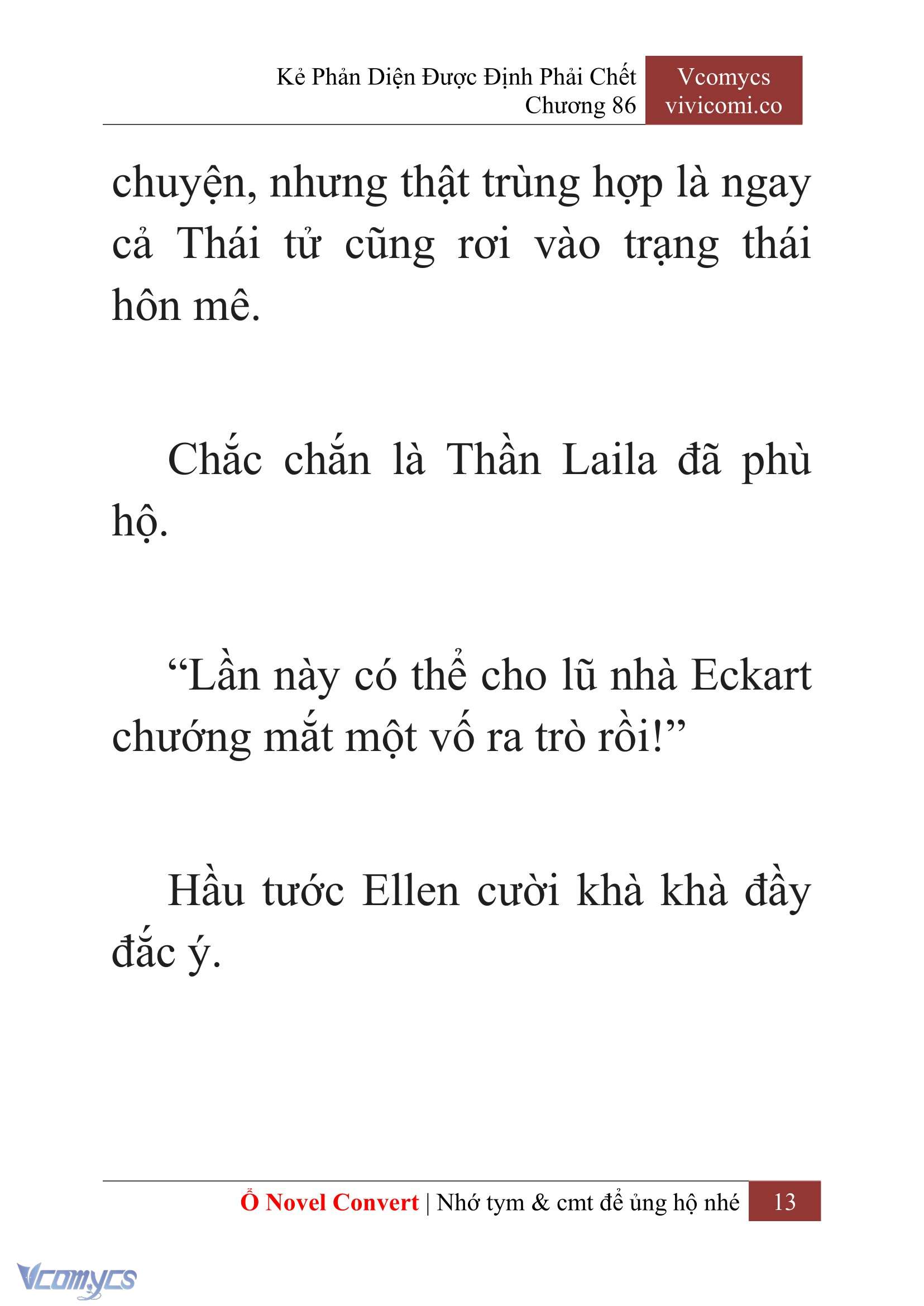 [Novel] Kẻ Phản Diện Được Định Phải Chết Chap 86 - Next Chap 87