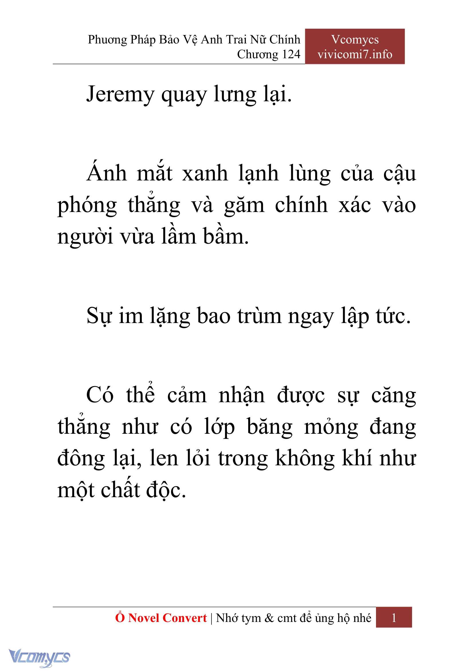 [Novel] Phương Pháp Bảo Vệ Anh Trai Nữ Chính Chap 124 - Trang 2
