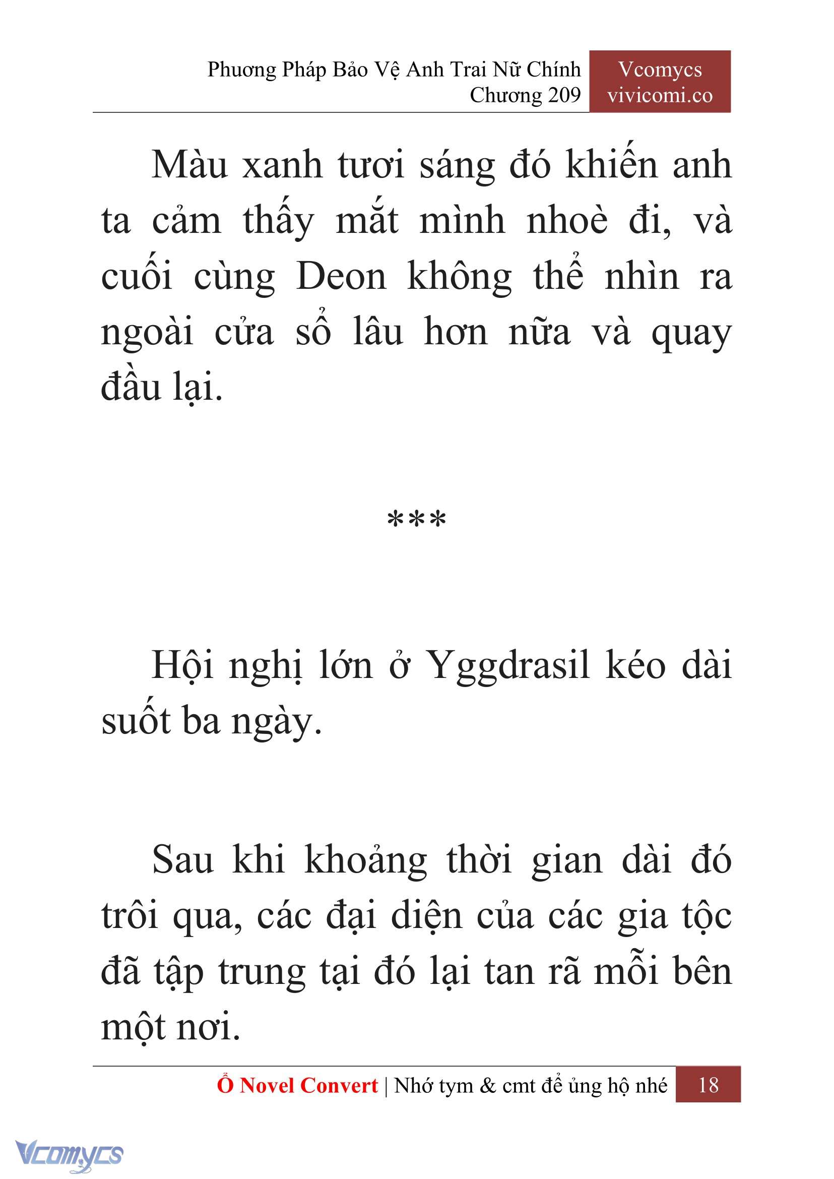 [Novel] Phương Pháp Bảo Vệ Anh Trai Nữ Chính Chap 209 - Trang 2