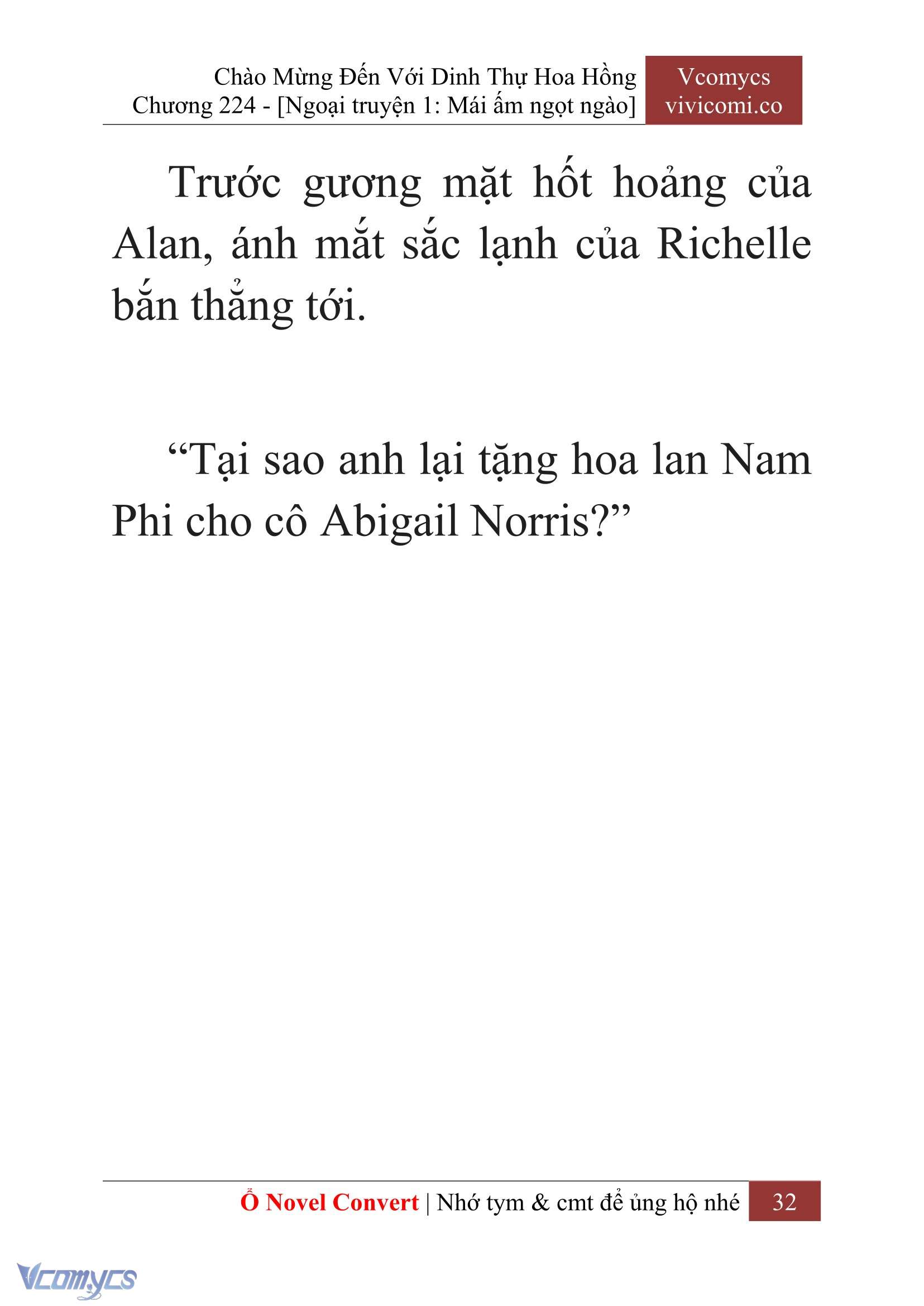 [Novel] Chào Mừng Đến Với Dinh Thự Hoa Hồng Chap 224 - Trang 2