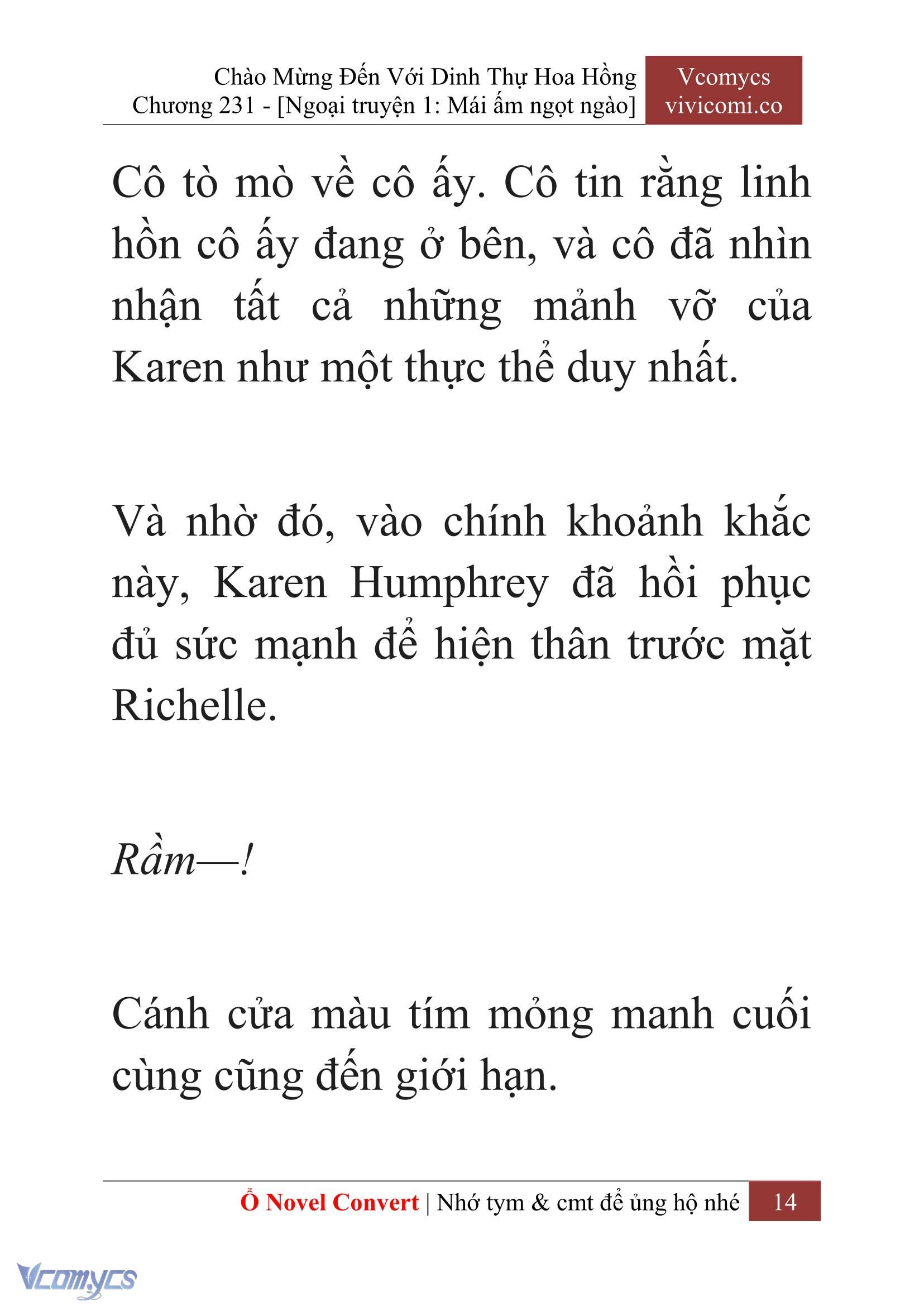 [Novel] Chào Mừng Đến Với Dinh Thự Hoa Hồng Chap 231 - Trang 2