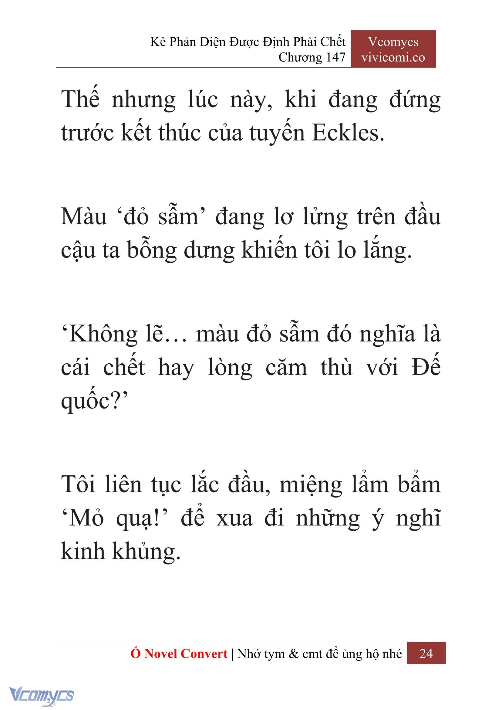 [Novel] Kẻ Phản Diện Được Định Phải Chết Chap 147 - Trang 2