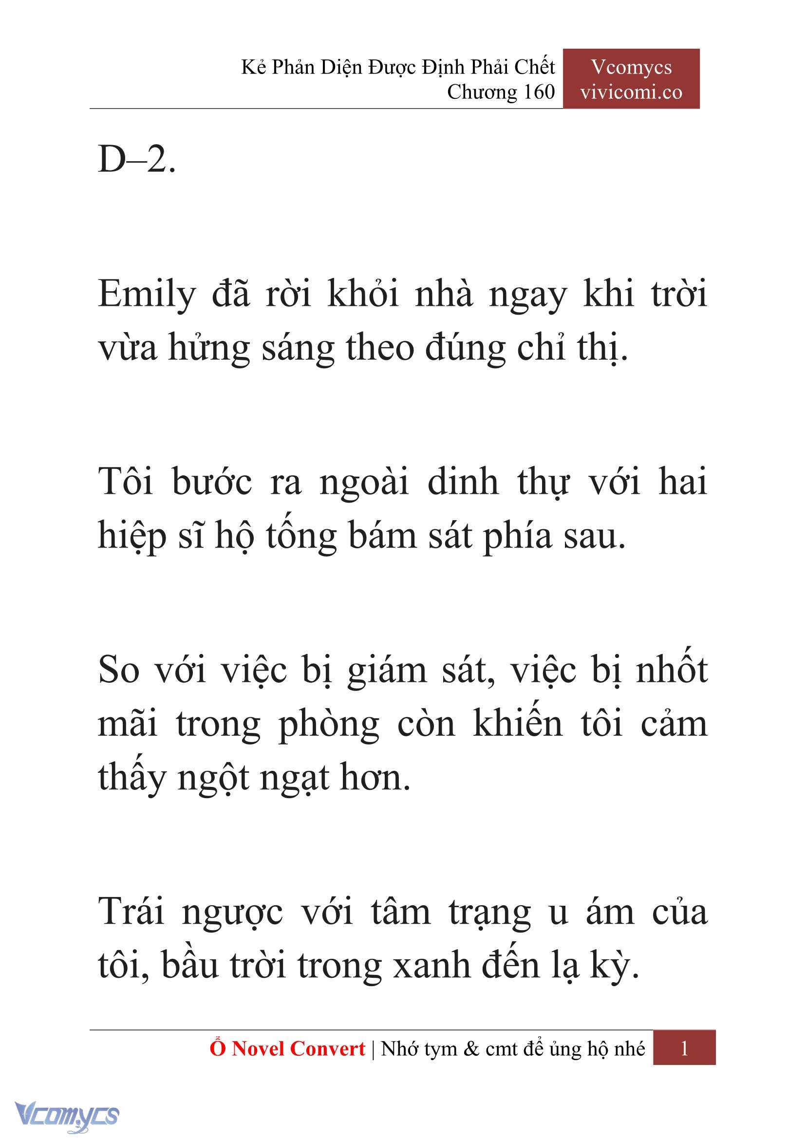 [Novel] Kẻ Phản Diện Được Định Phải Chết Chap 160 - Trang 2
