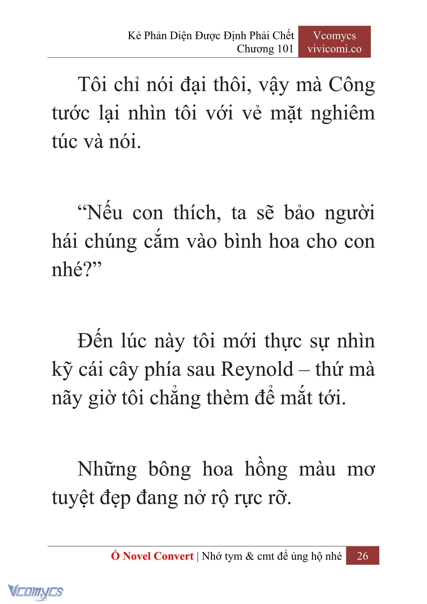 [Novel] Kẻ Phản Diện Được Định Phải Chết Chap 101 - Trang 2