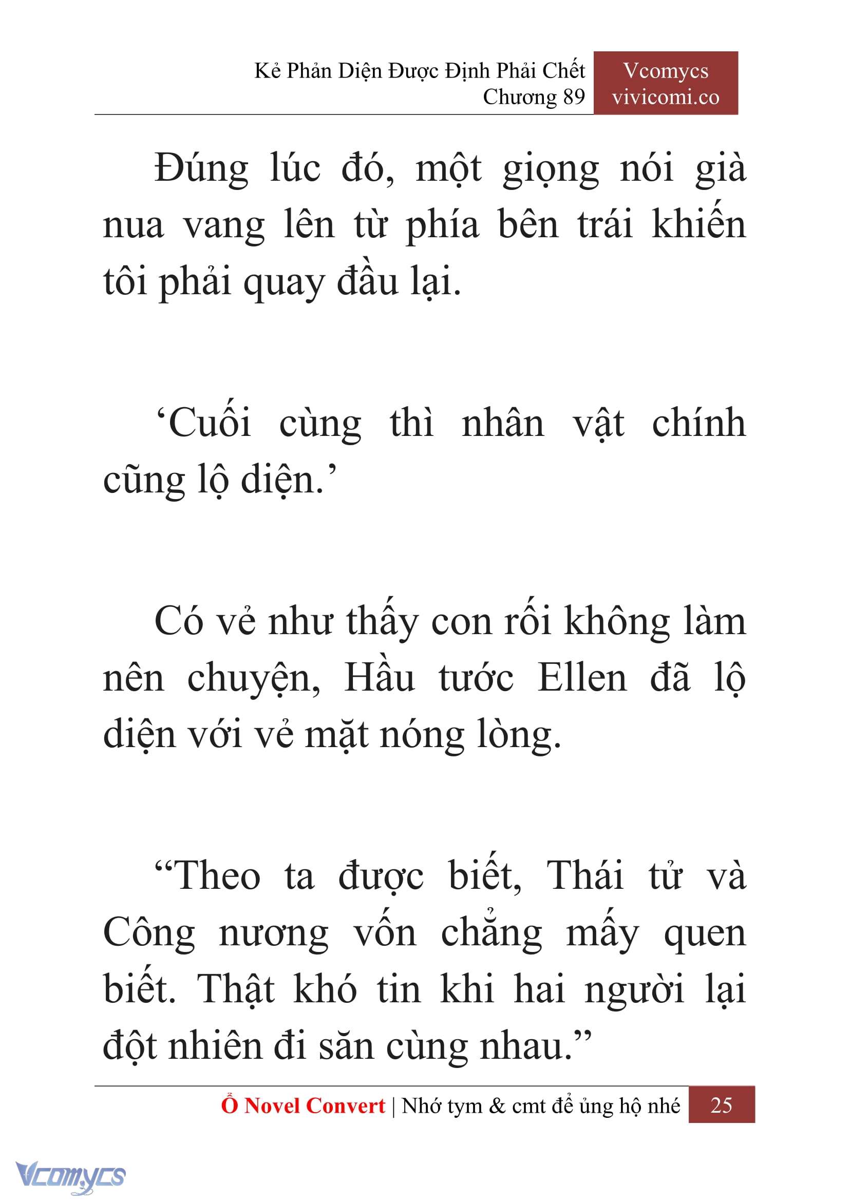 [Novel] Kẻ Phản Diện Được Định Phải Chết Chap 89 - Next Chap 90
