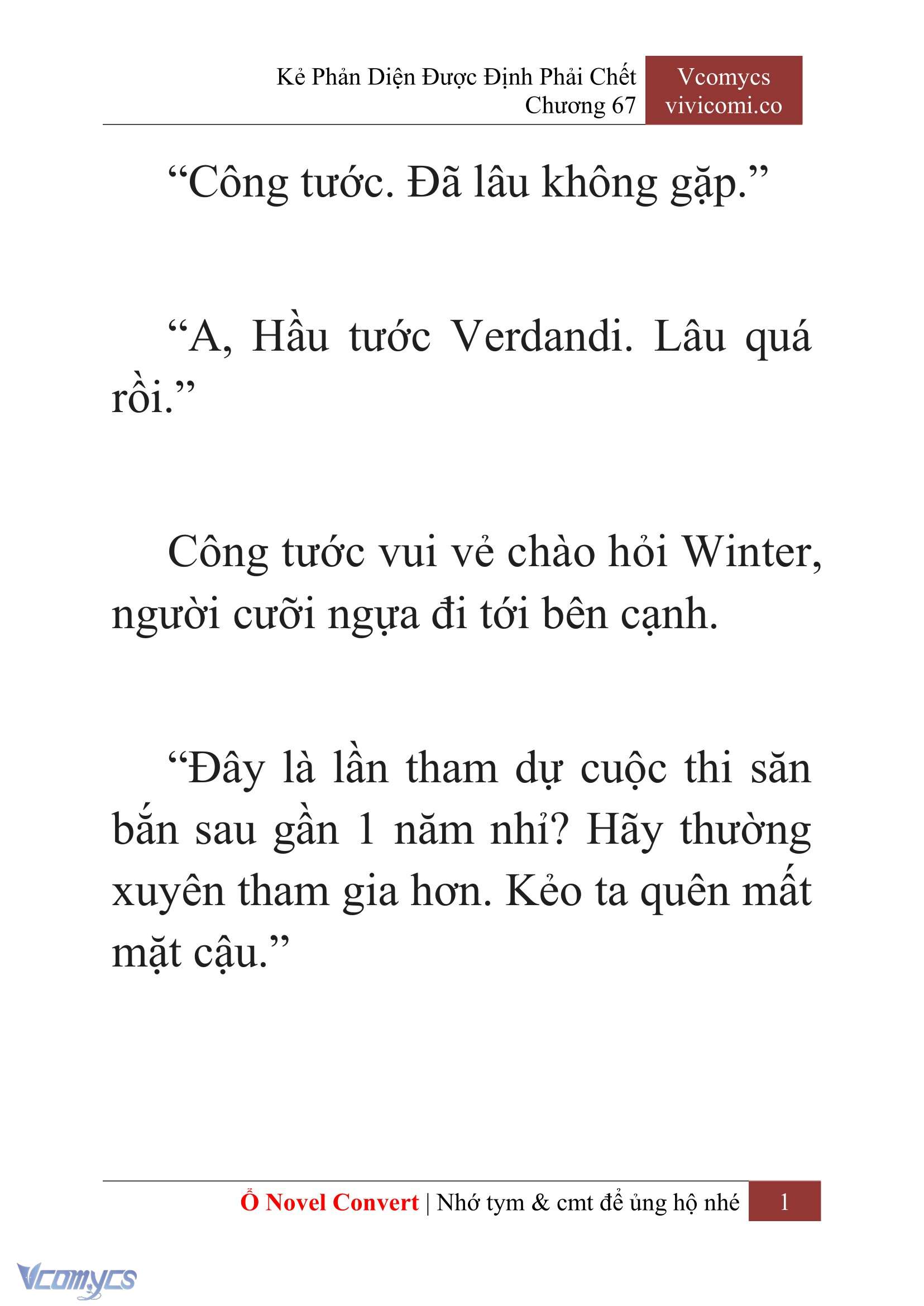 [Novel] Kẻ Phản Diện Được Định Phải Chết Chap 67 - Next Chap 68