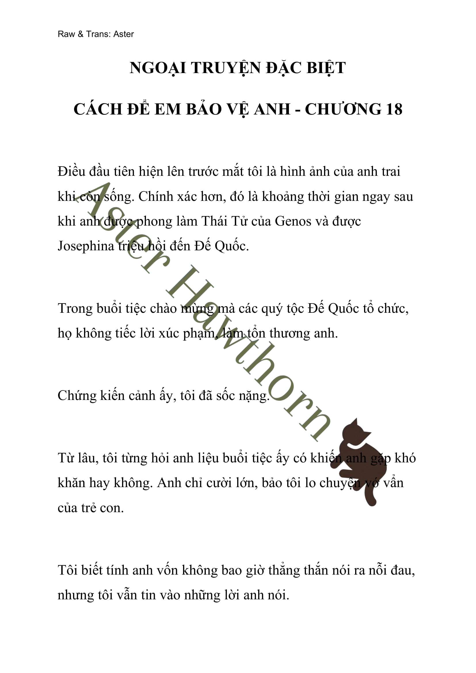 [NOVEL] Ngoại Truyện Cách Để Em Bảo Vệ Anh Chap 72 - Trang 2