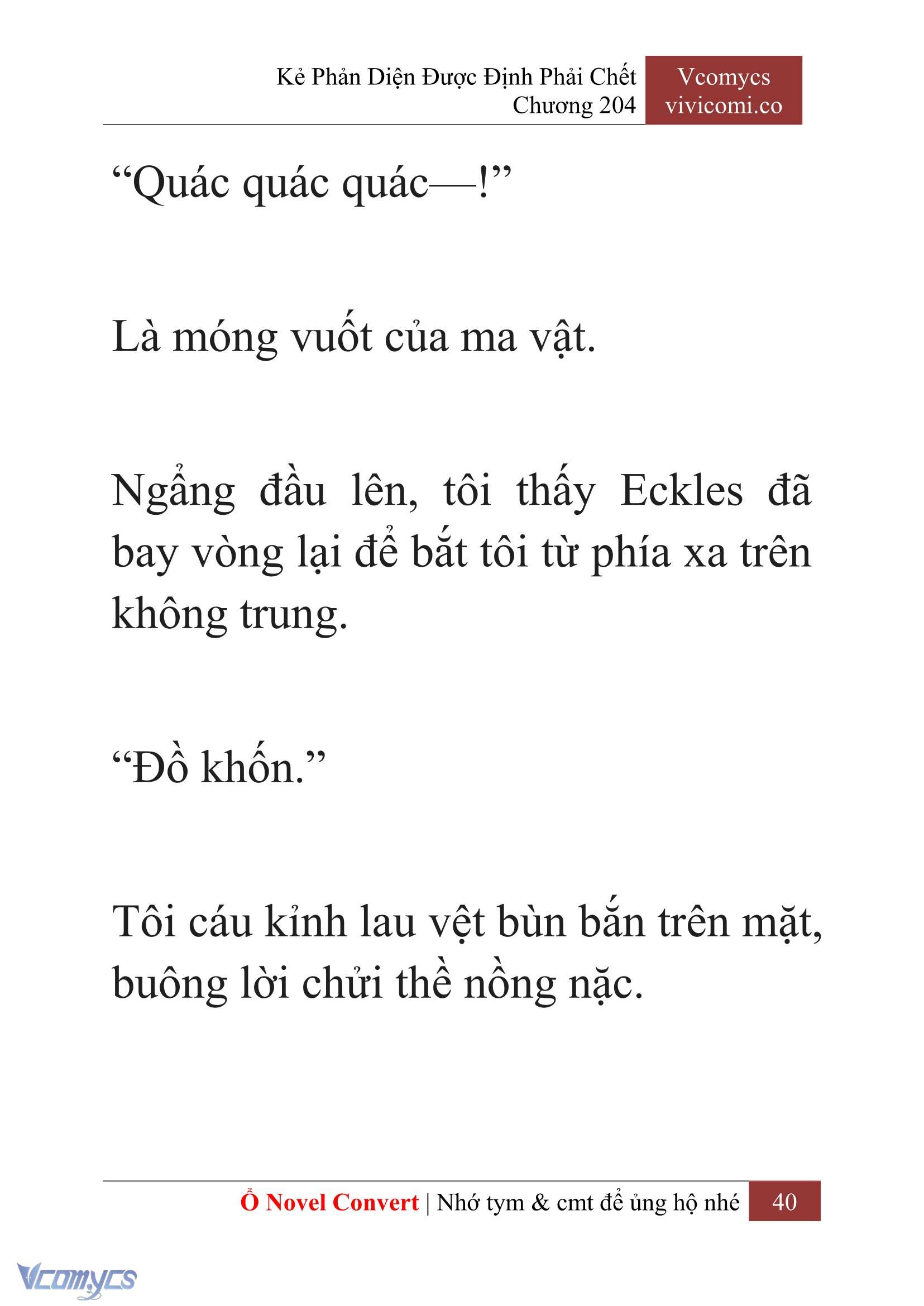 [Novel] Kẻ Phản Diện Được Định Phải Chết Chap 204 - Next Chap 205