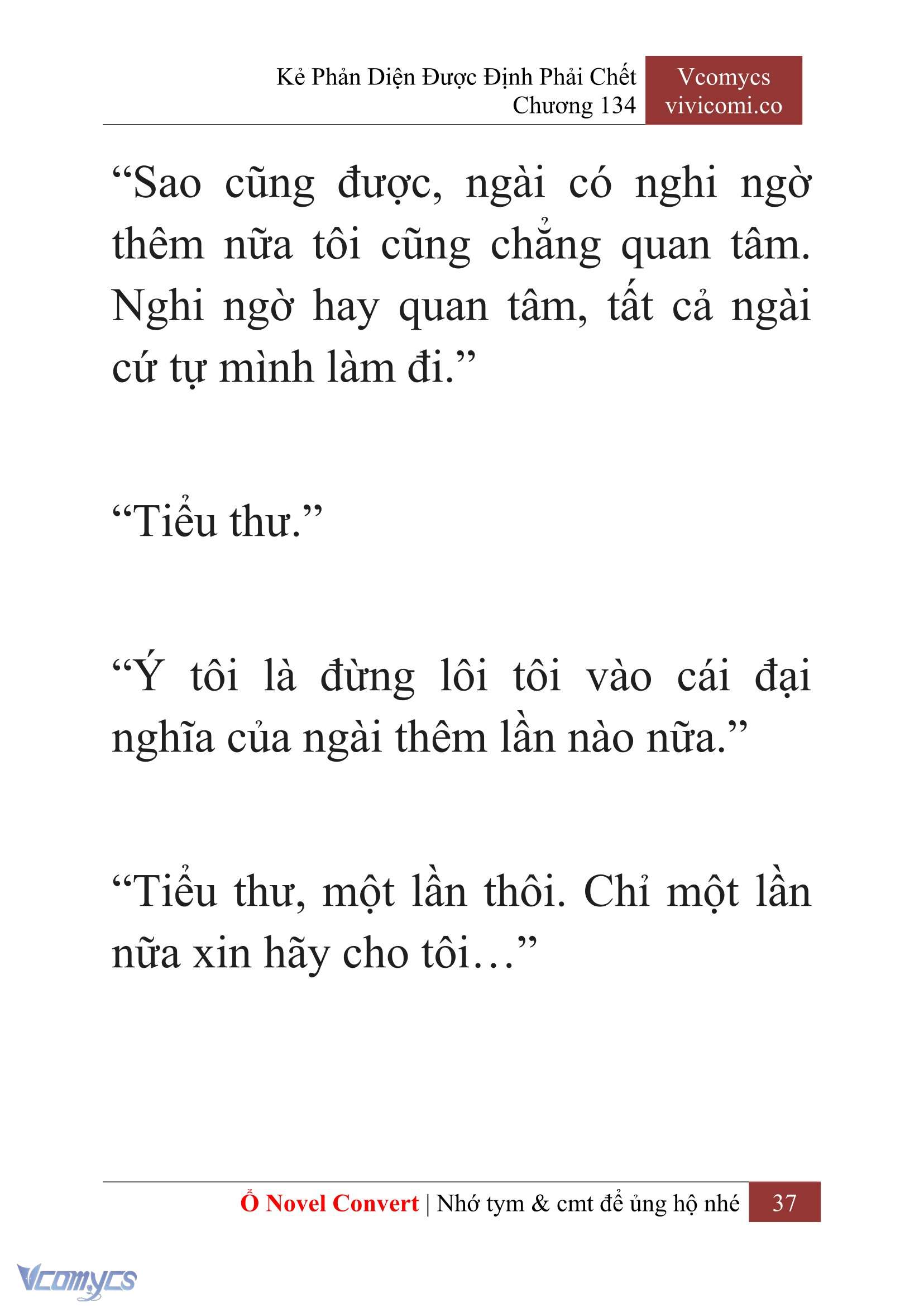 [Novel] Kẻ Phản Diện Được Định Phải Chết Chap 134 - Trang 2