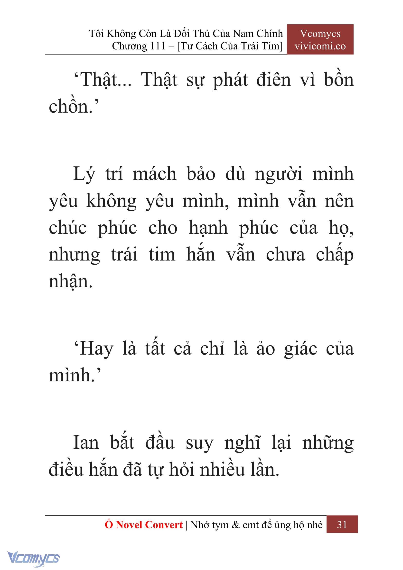 [Novel] Tôi Không Còn Là Đối Thủ Của Nam Chính Chap 111 - Trang 2
