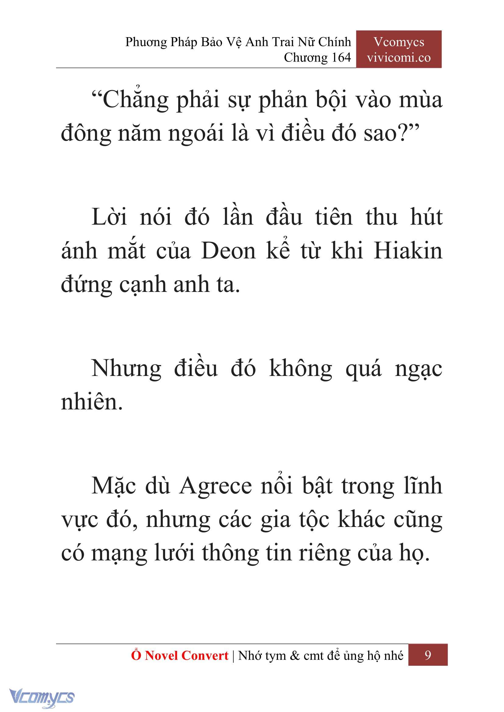 [Novel] Phương Pháp Bảo Vệ Anh Trai Nữ Chính Chap 164 - Trang 2