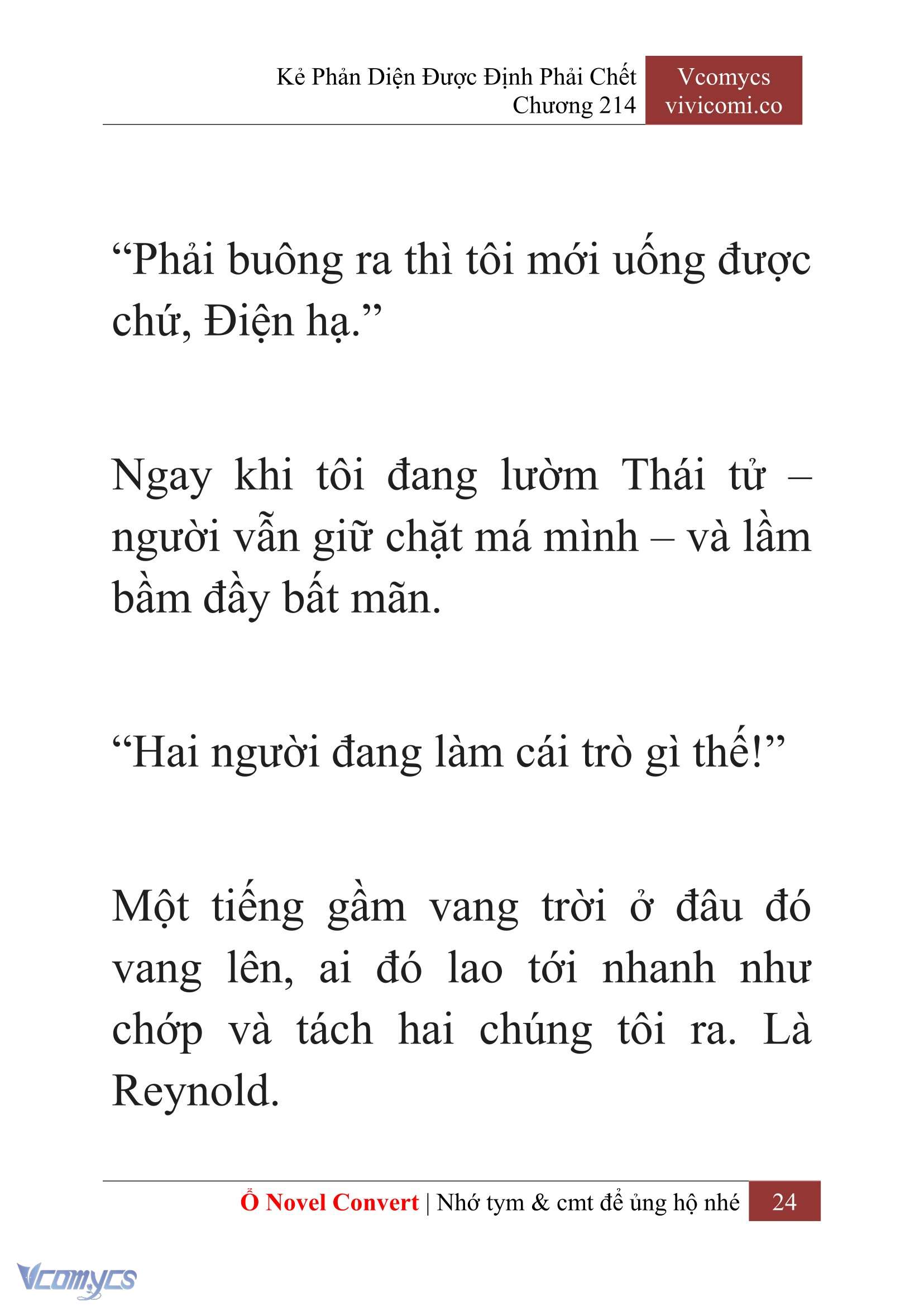 [Novel] Kẻ Phản Diện Được Định Phải Chết Chap 214 - Next Chap 215