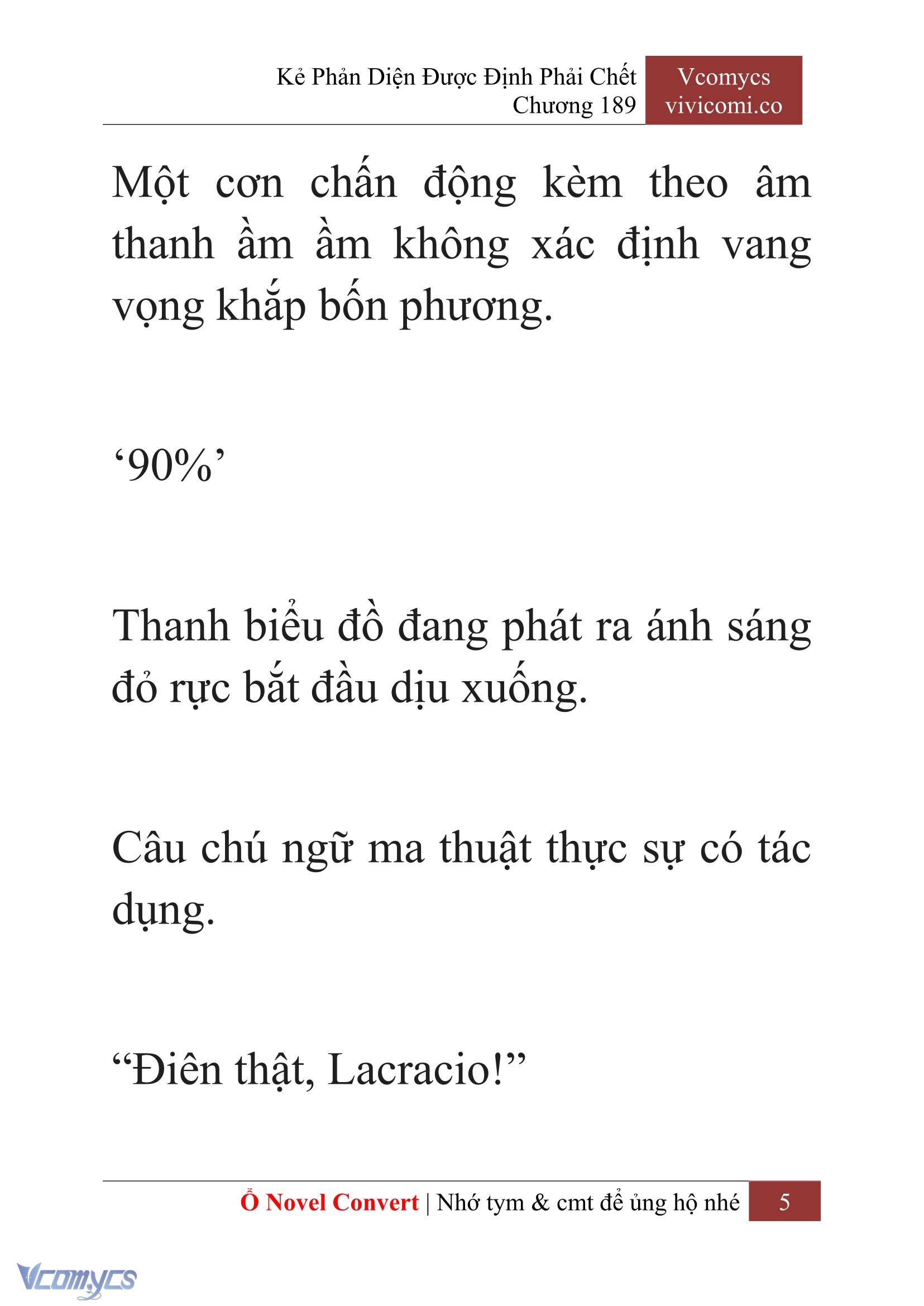 [Novel] Kẻ Phản Diện Được Định Phải Chết Chap 189 - Trang 2