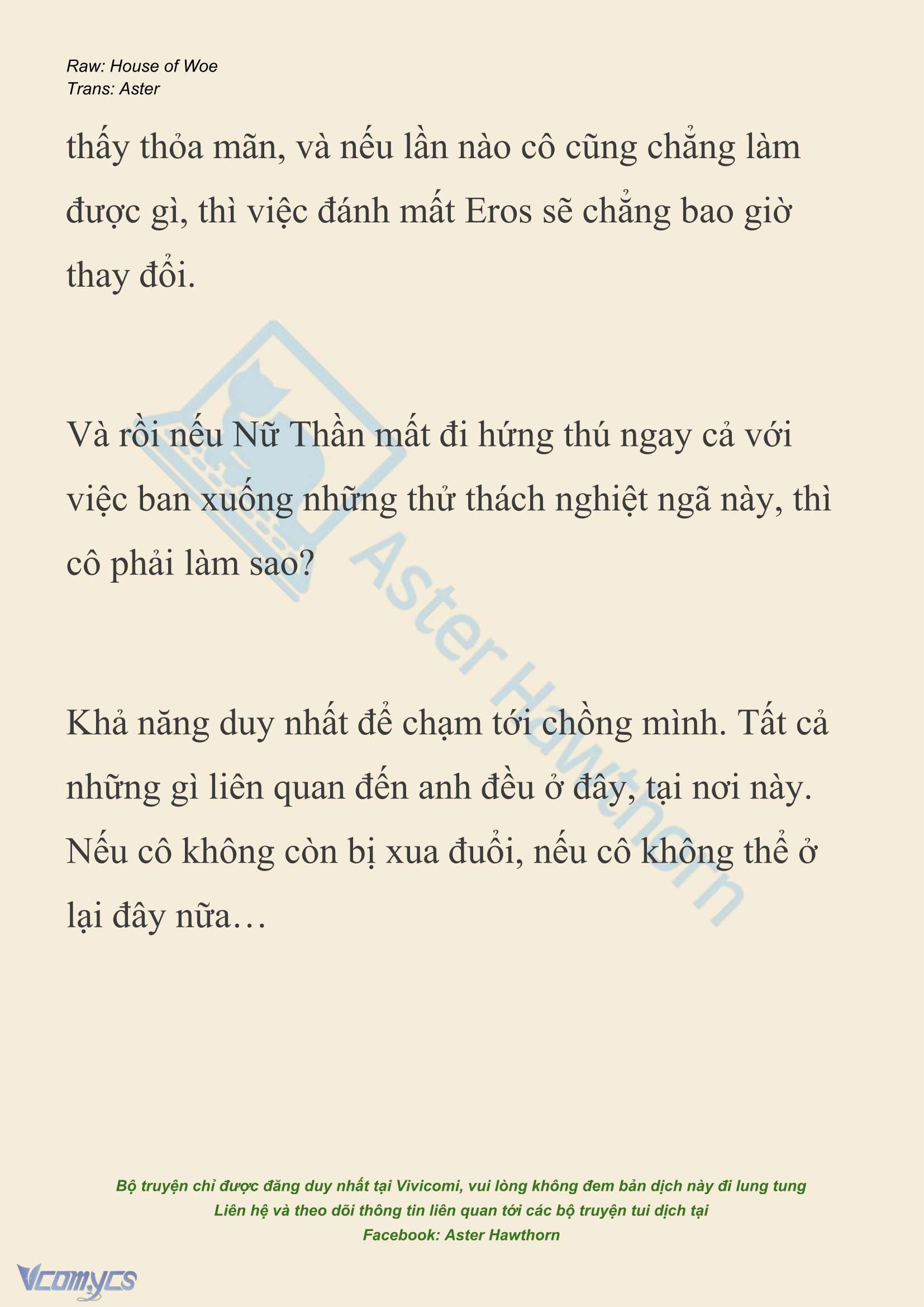 [NOVEL] Dành Cho Các Nữ Thần: Dành cho Psyche Chap 43 - Trang 2