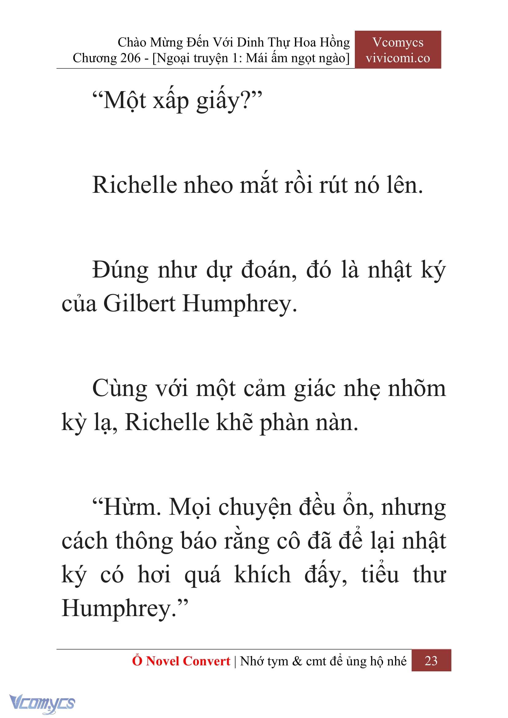 [Novel] Chào Mừng Đến Với Dinh Thự Hoa Hồng Chap 206 - Trang 2