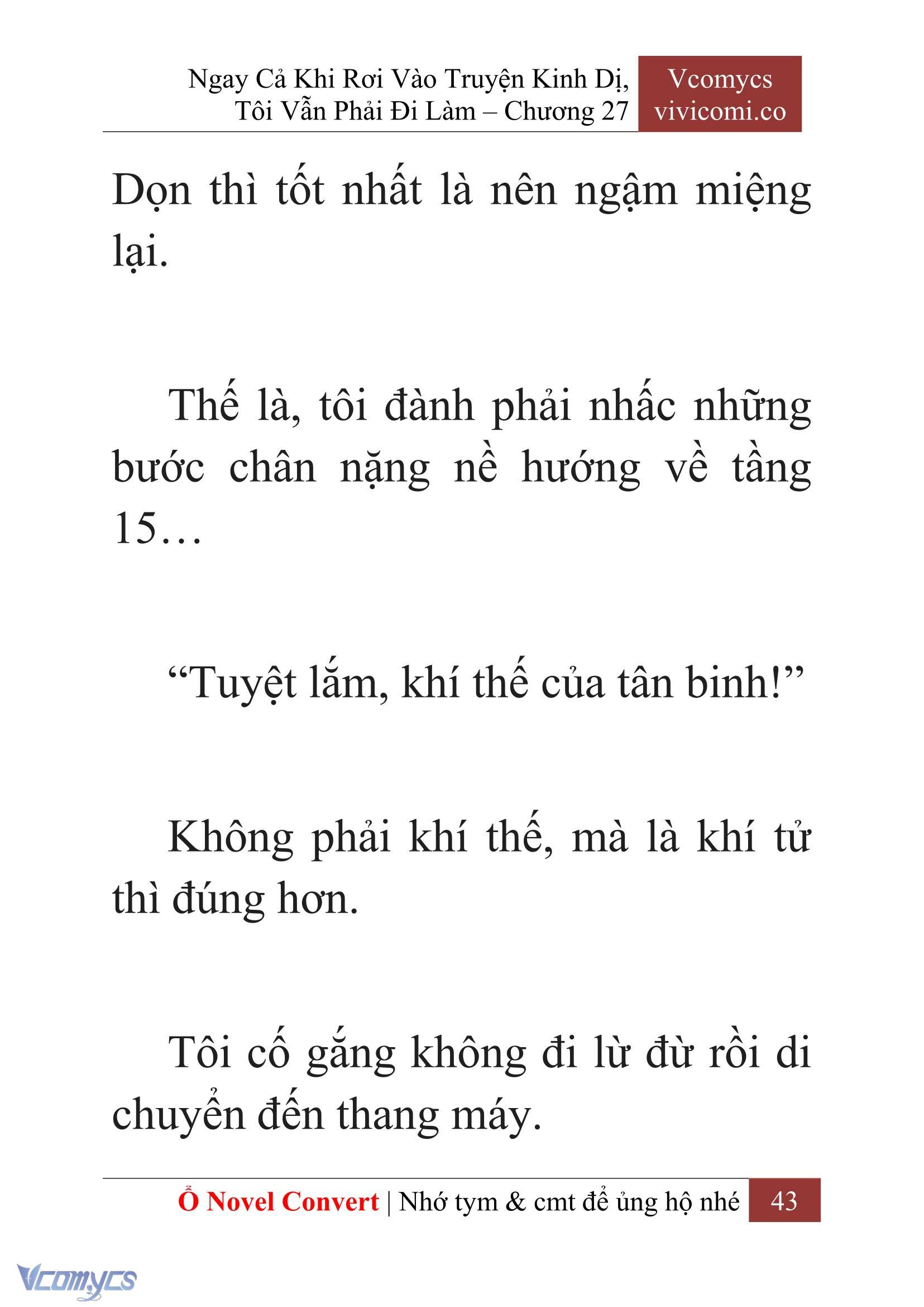 [Novel] Ngay Cả Khi Rơi Vào Truyện Kinh Dị, Tôi Vẫn Phải Đi Làm Chap 27 - Trang 2