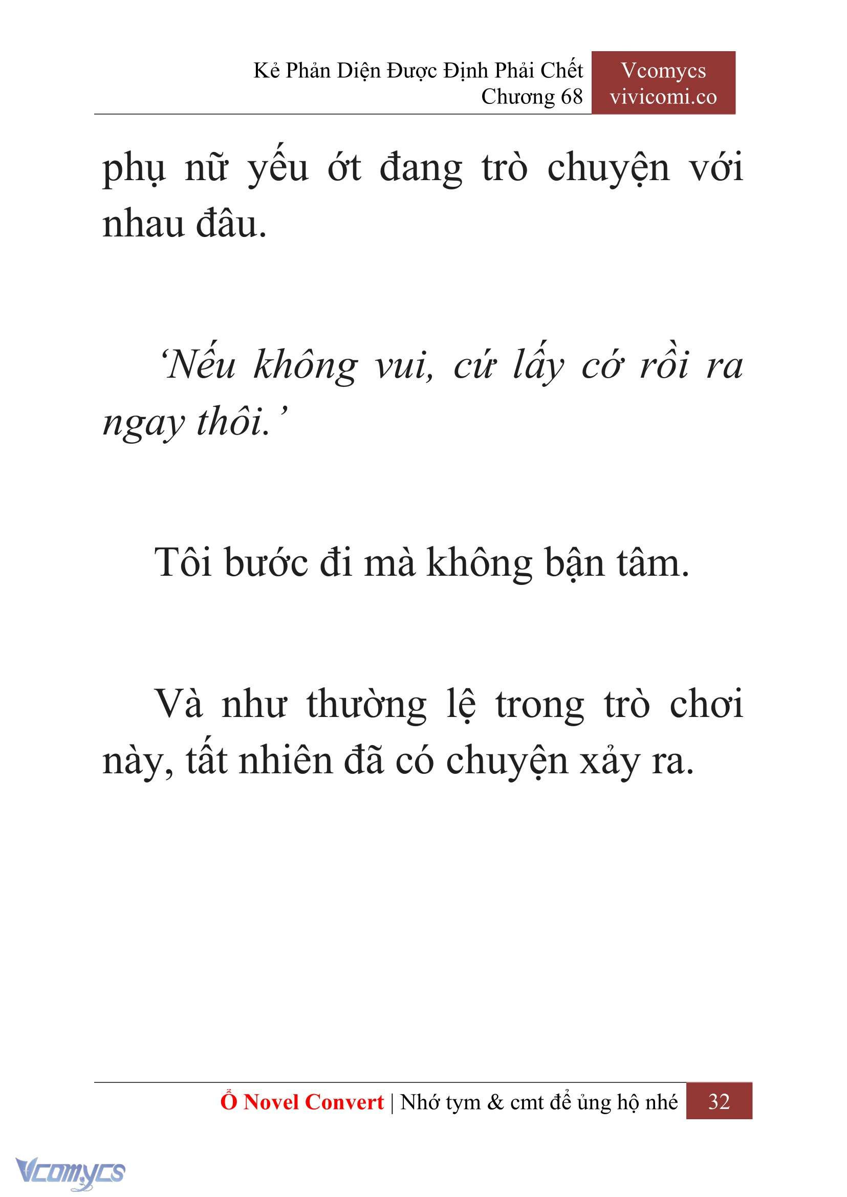 [Novel] Kẻ Phản Diện Được Định Phải Chết Chap 68 - Trang 2
