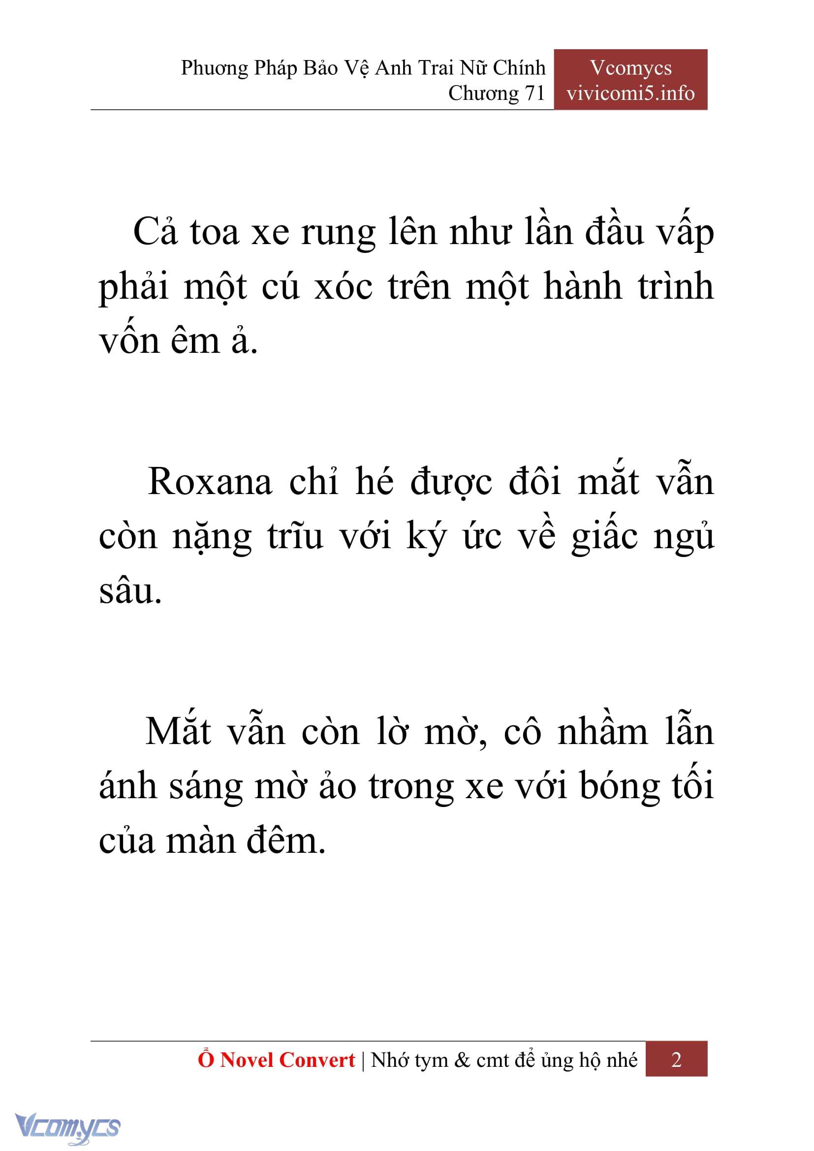 [Novel] Phương Pháp Bảo Vệ Anh Trai Nữ Chính Chap 71 - Trang 2