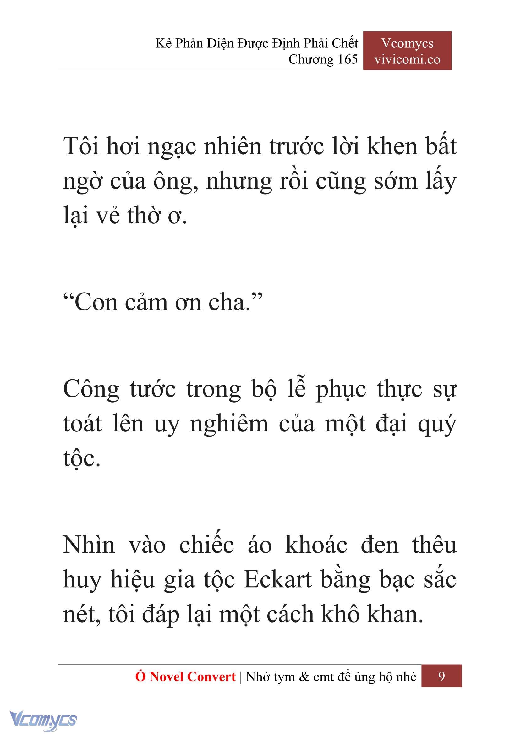 [Novel] Kẻ Phản Diện Được Định Phải Chết Chap 165 - Trang 2