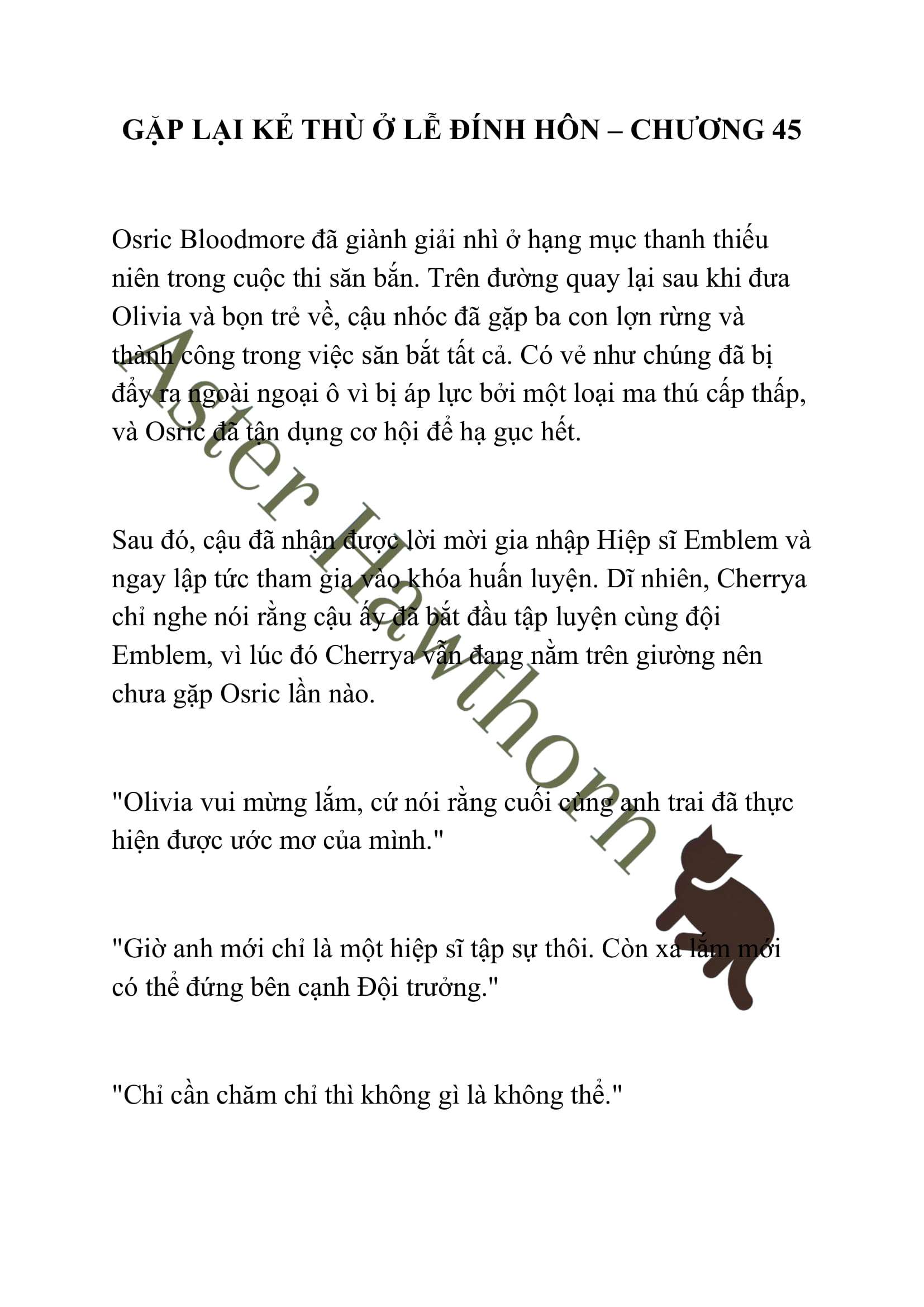 [NOVEL] Gặp Lại Kẻ Thù Ở Lễ Đính Hôn Chap 45 - Next Chap 46