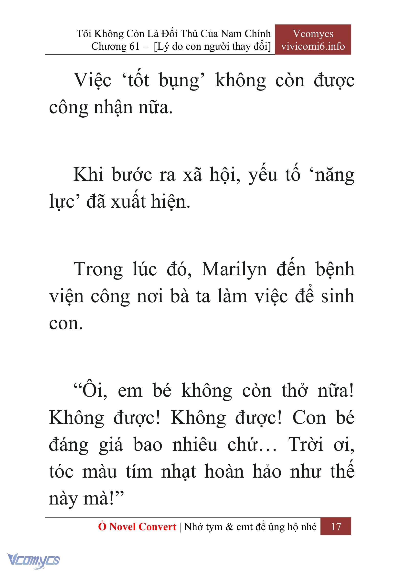 [Novel] Tôi Không Còn Là Đối Thủ Của Nam Chính Chap 61 - Trang 2