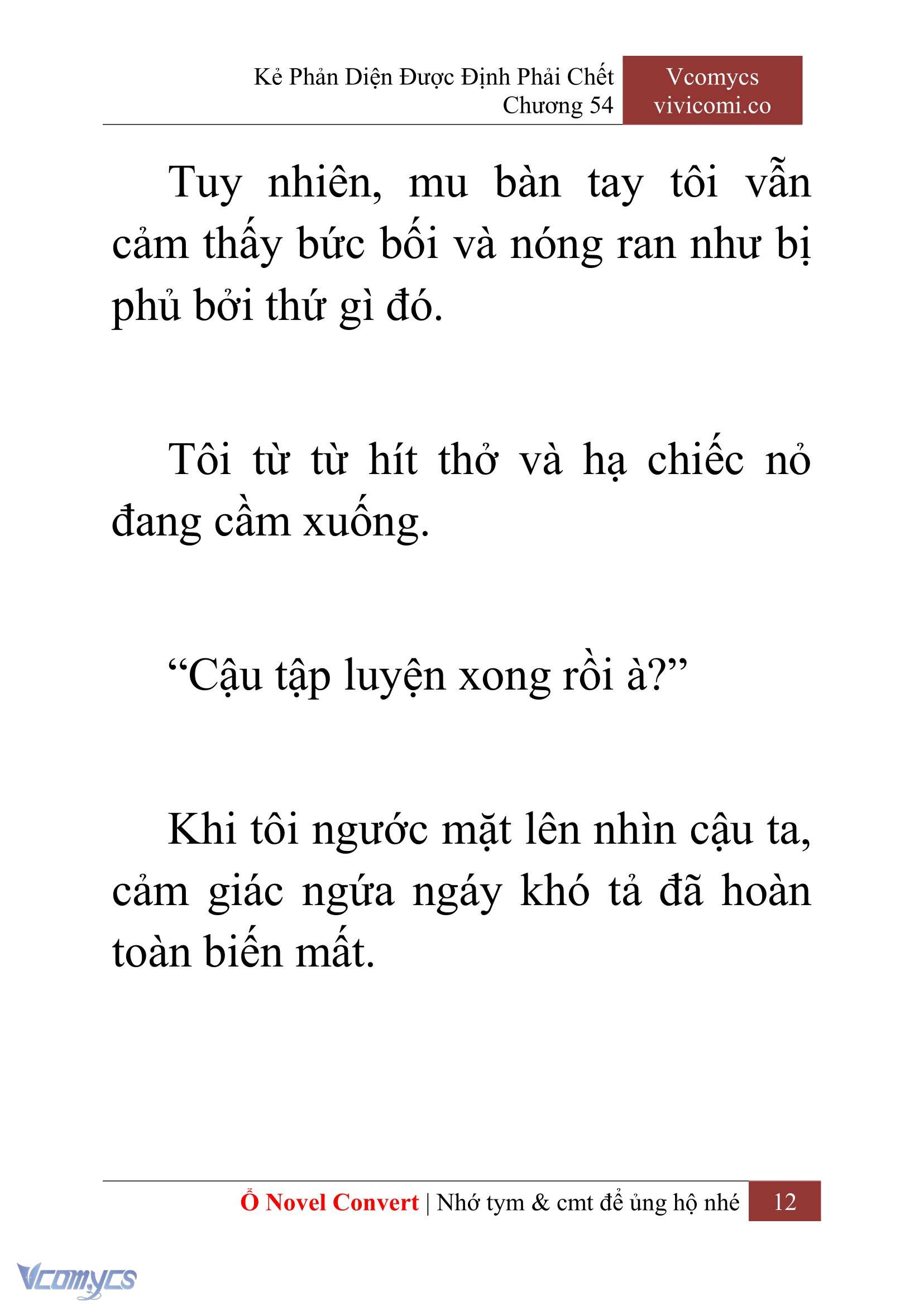 [Novel] Kẻ Phản Diện Được Định Phải Chết Chap 54 - Next Chap 55