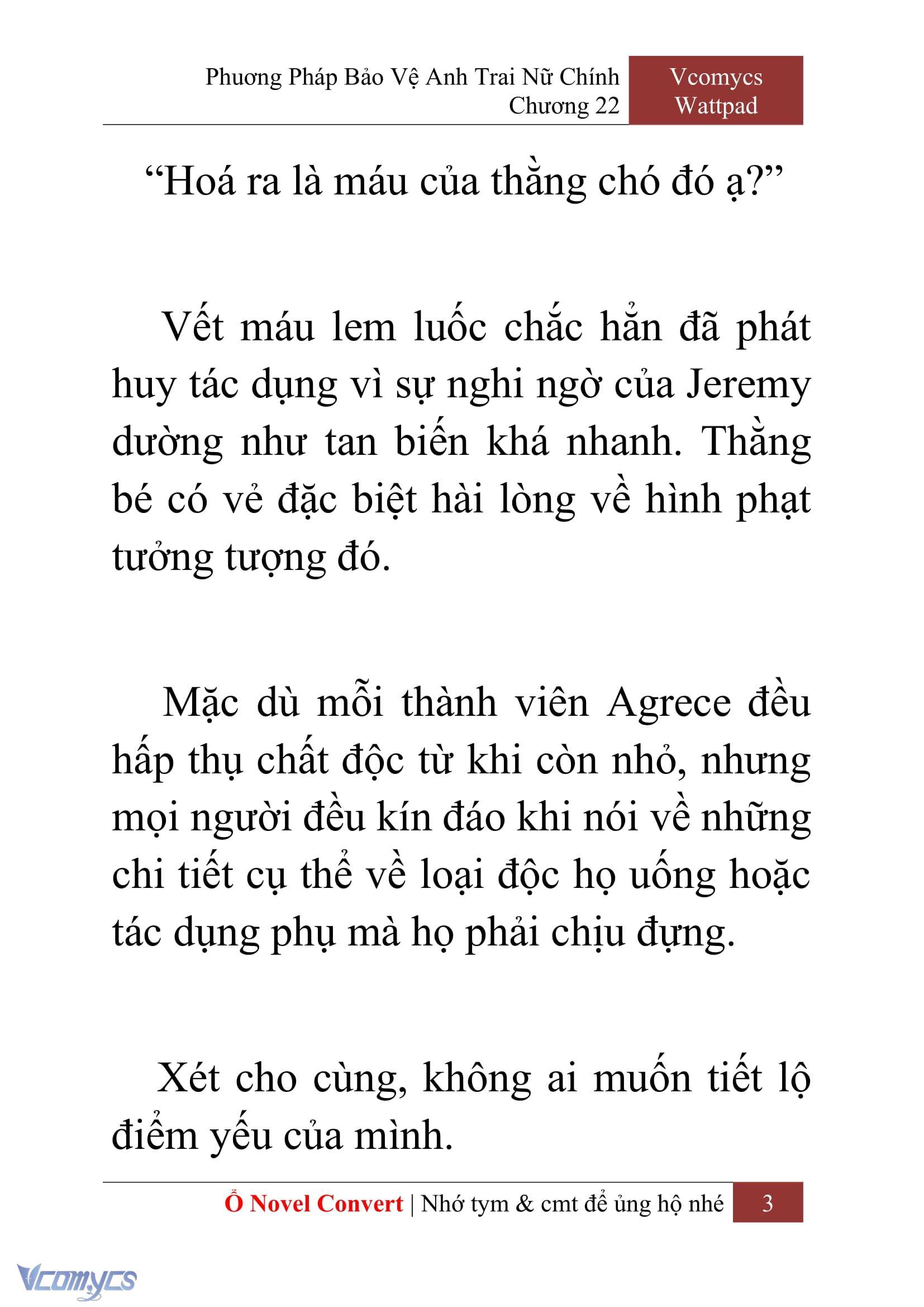 [Novel] Phương Pháp Bảo Vệ Anh Trai Nữ Chính Chap 22 - Trang 2