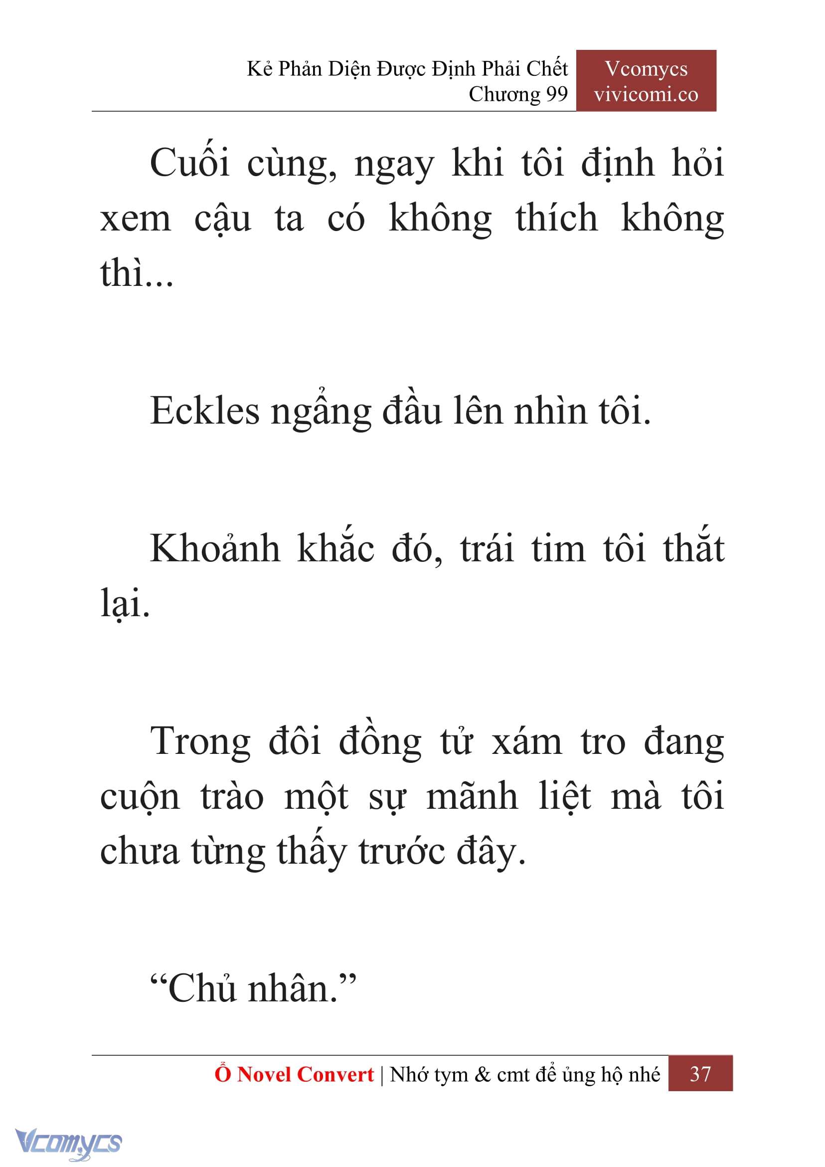 [Novel] Kẻ Phản Diện Được Định Phải Chết Chap 99 - Next Chap 100