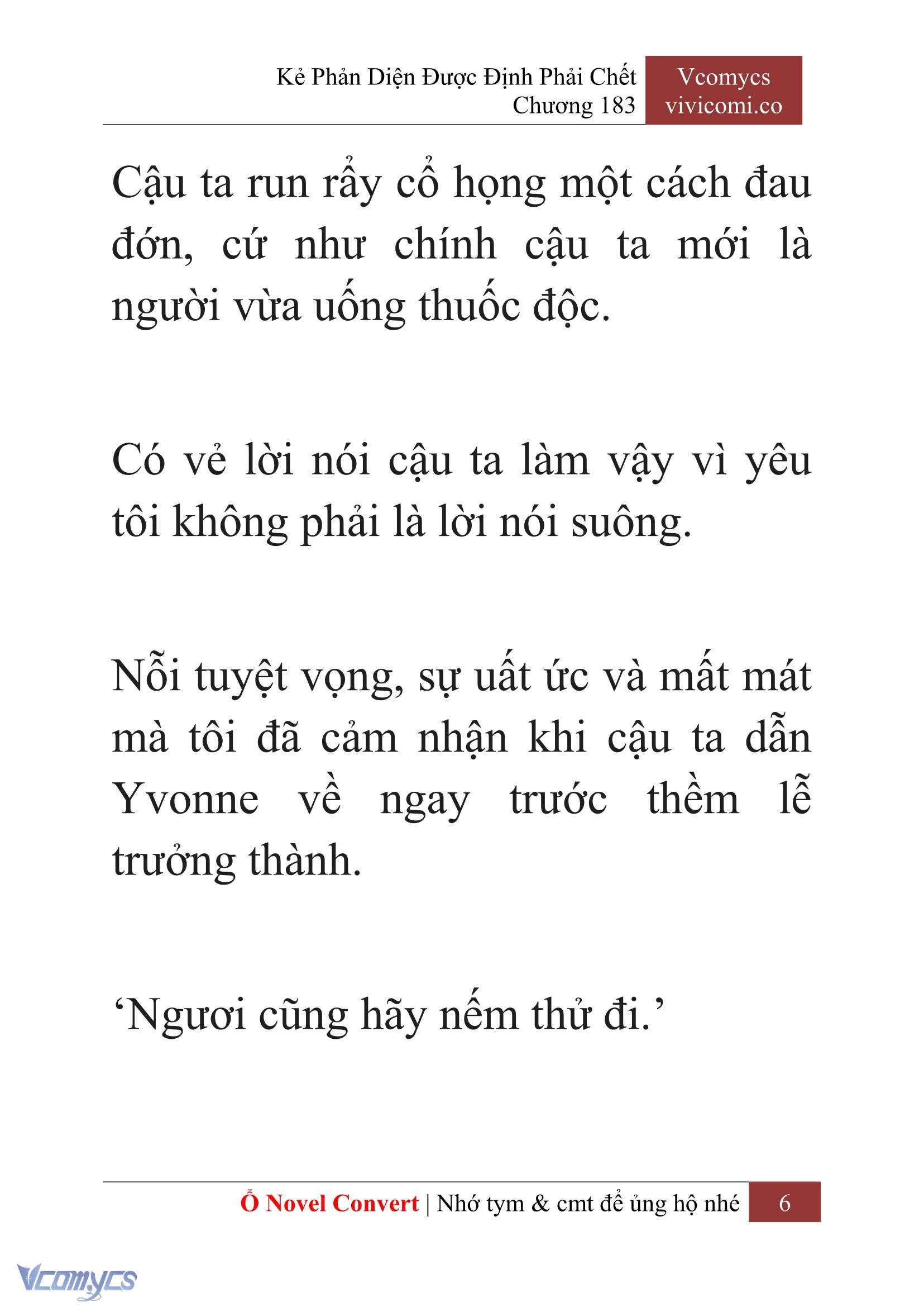 [Novel] Kẻ Phản Diện Được Định Phải Chết Chap 183 - Trang 2