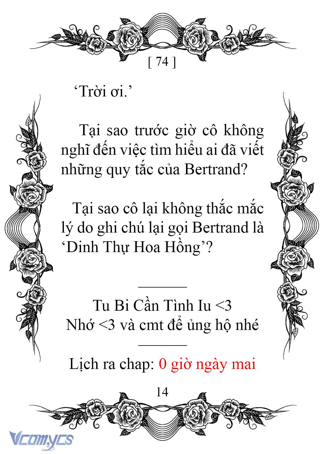 [Novel] Chào Mừng Đến Với Dinh Thự Hoa Hồng Chap 74 - Trang 2