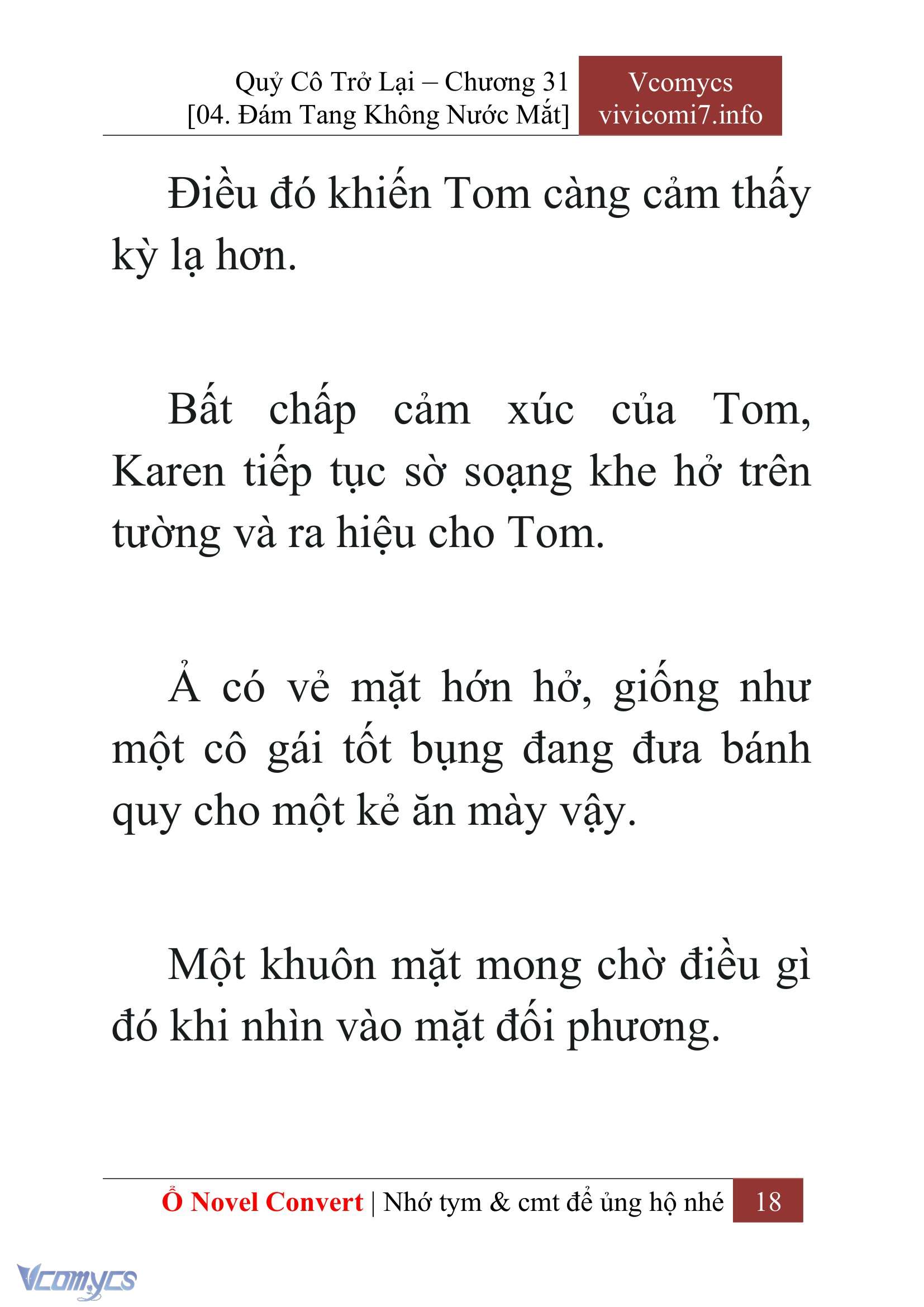 [Novel] Quý Cô Trở Lại Chap 31 - Trang 2