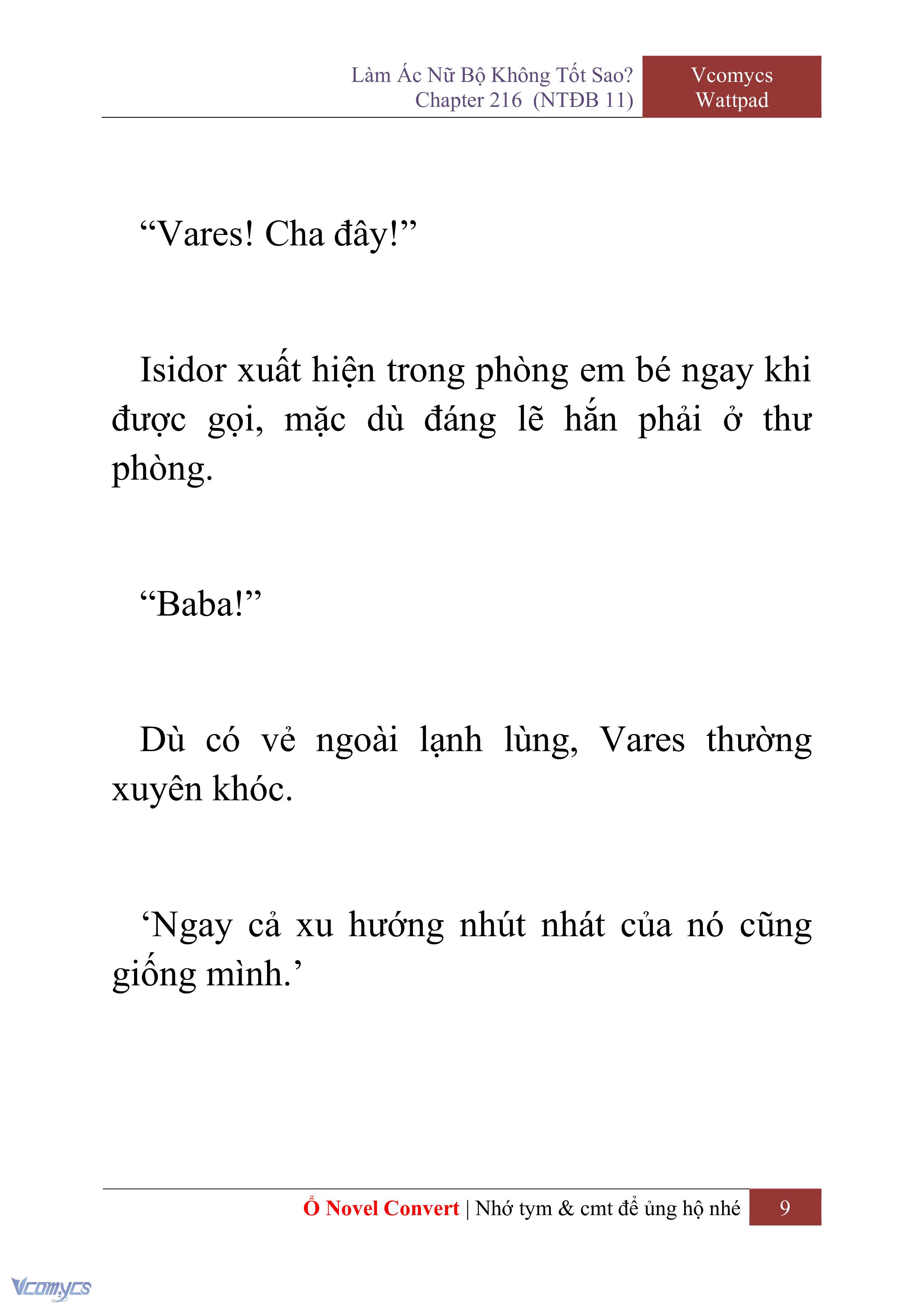 [Novel] Làm Ác Nữ Bộ Không Tốt Sao? Chap 216 - Trang 2