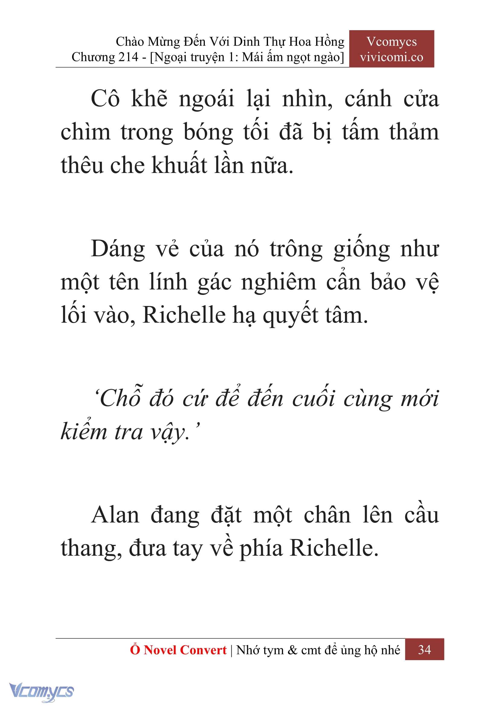 [Novel] Chào Mừng Đến Với Dinh Thự Hoa Hồng Chap 214 - Trang 2