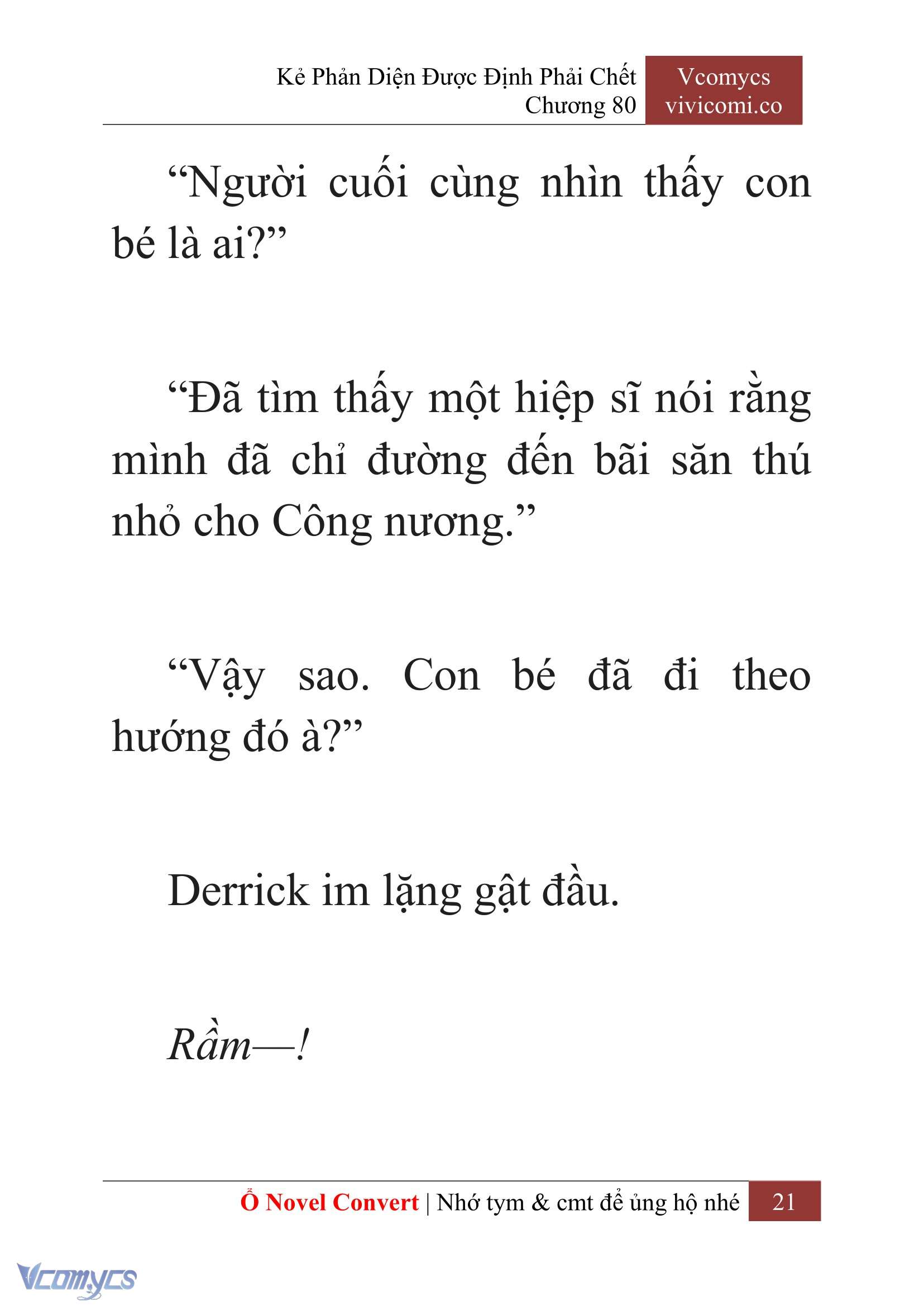 [Novel] Kẻ Phản Diện Được Định Phải Chết Chap 80 - Trang 2