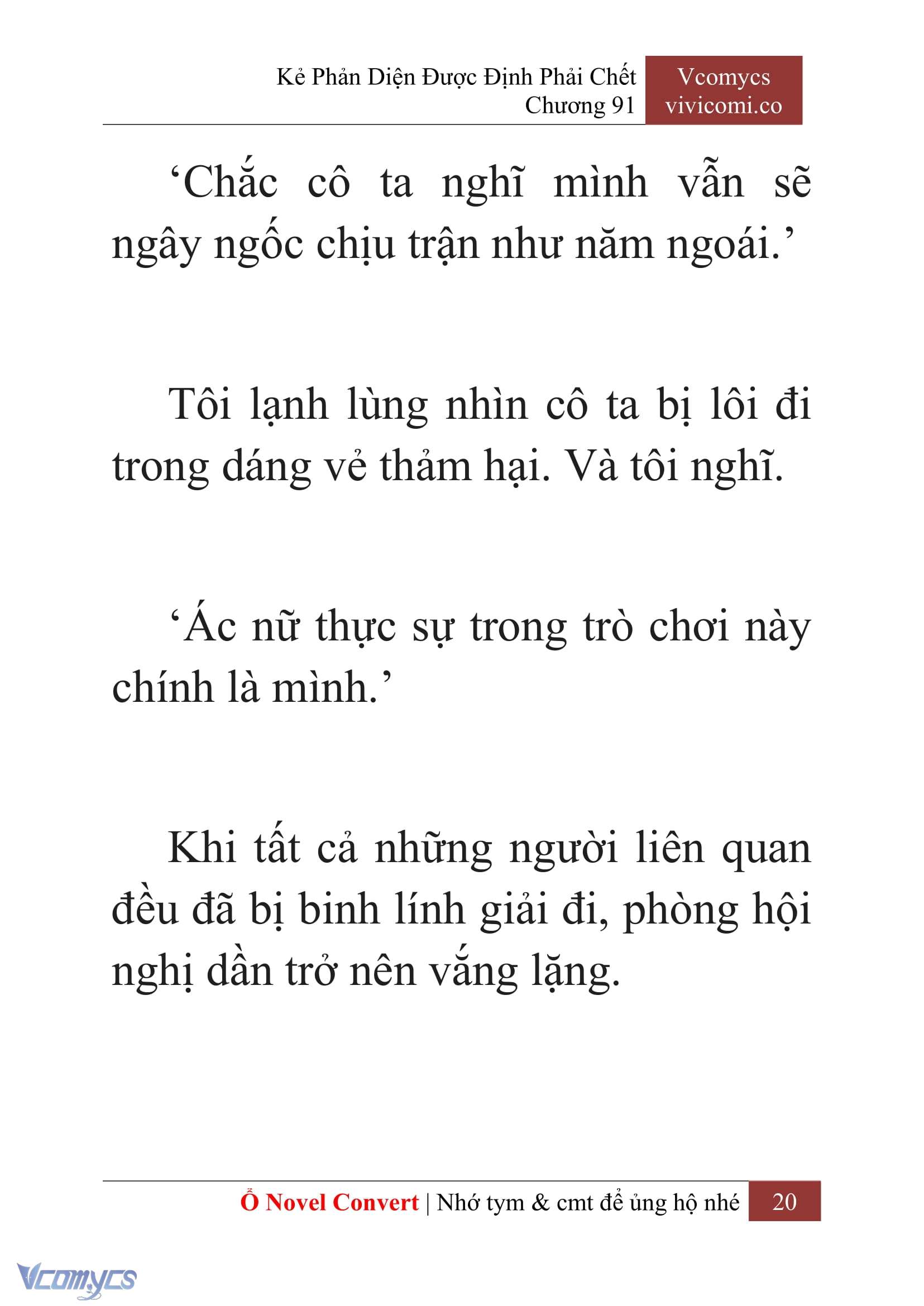 [Novel] Kẻ Phản Diện Được Định Phải Chết Chap 91 - Trang 2