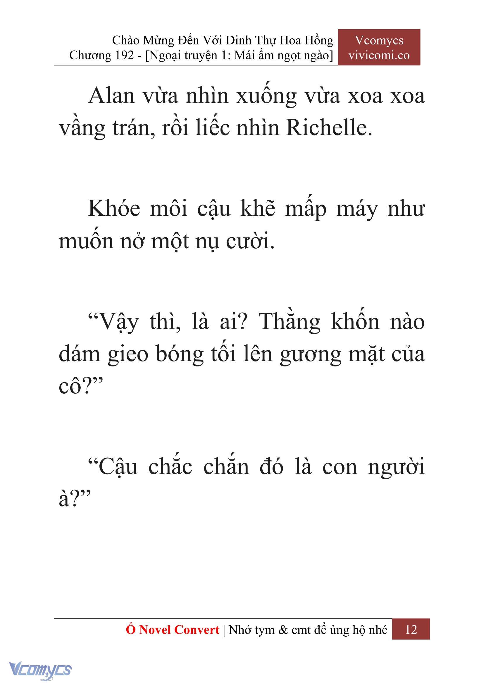 [Novel] Chào Mừng Đến Với Dinh Thự Hoa Hồng Chap 192 - Trang 2