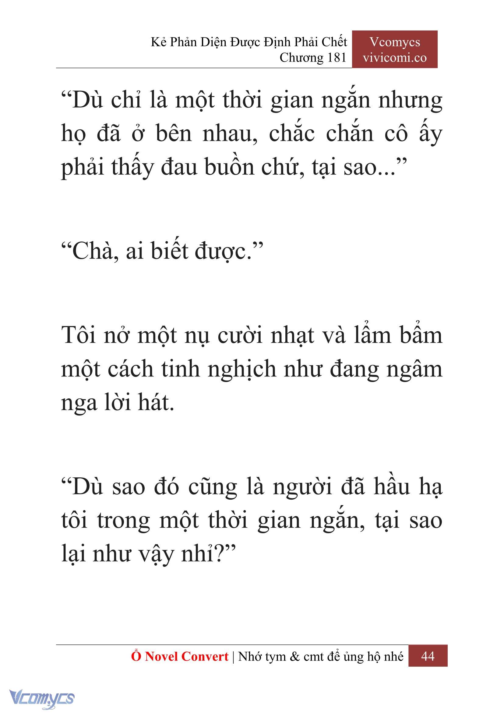 [Novel] Kẻ Phản Diện Được Định Phải Chết Chap 181 - Trang 2