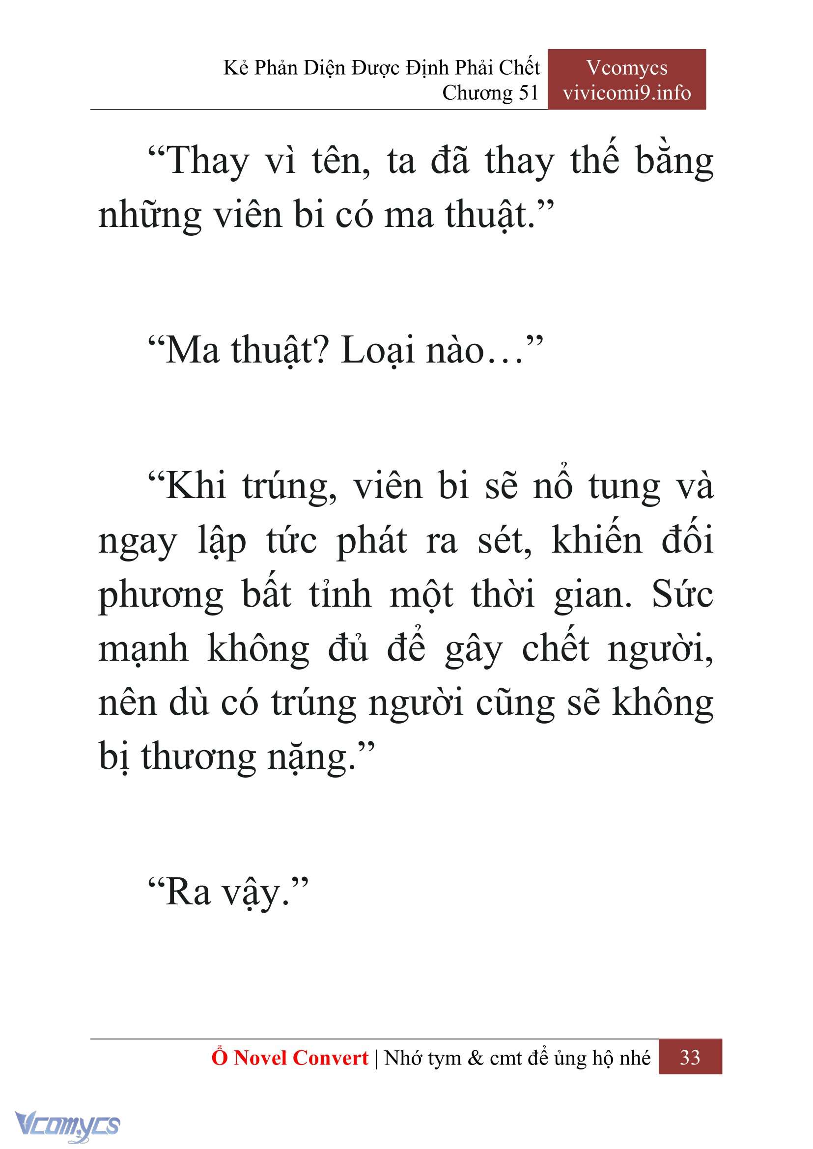 [Novel] Kẻ Phản Diện Được Định Phải Chết Chap 51 - Next Chap 52