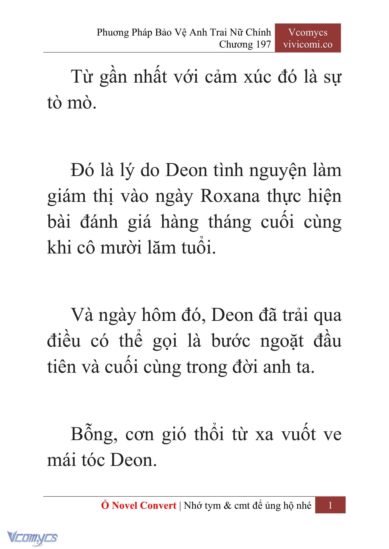 [Novel] Phương Pháp Bảo Vệ Anh Trai Nữ Chính Chap 197 - Trang 2