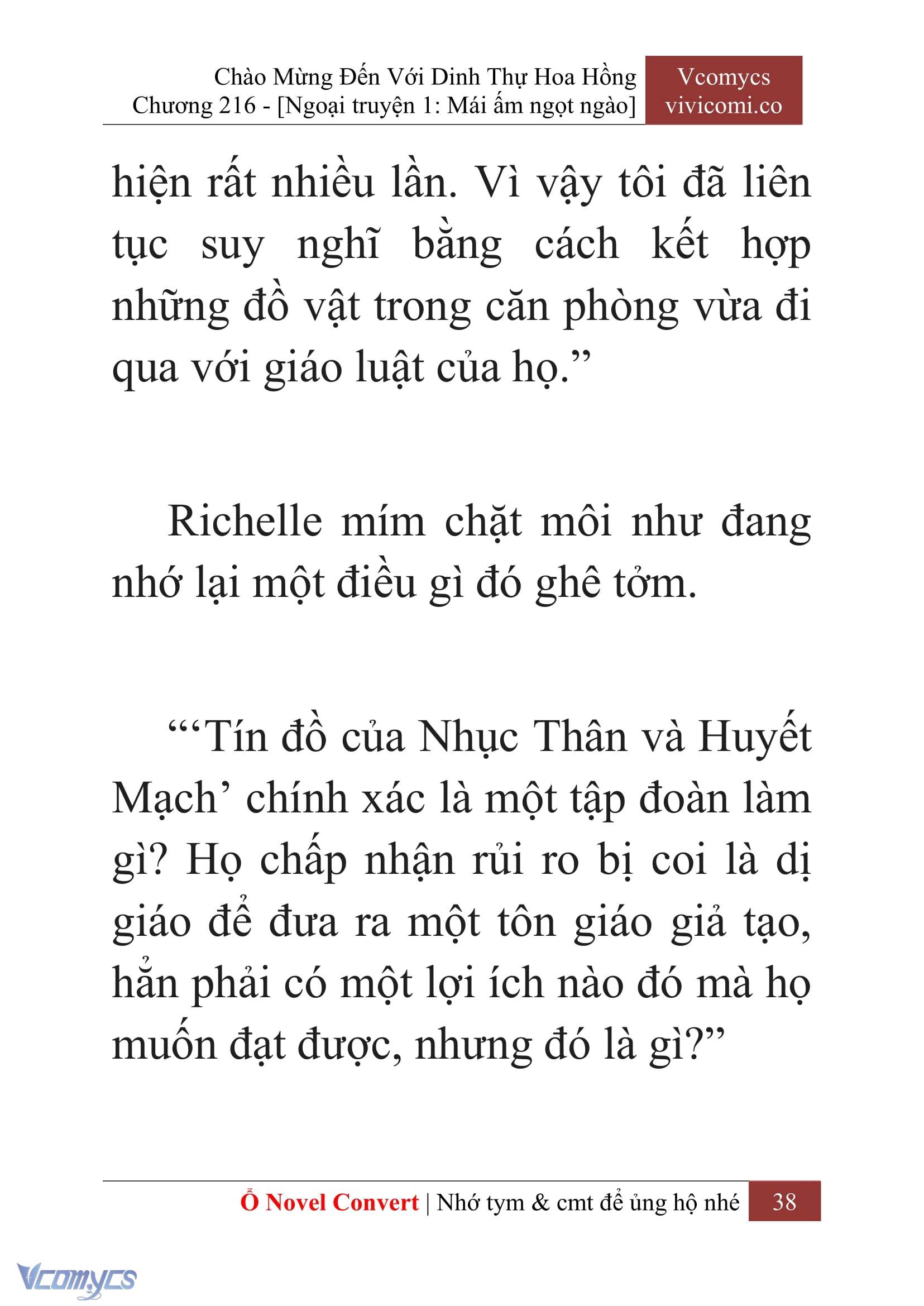 [Novel] Chào Mừng Đến Với Dinh Thự Hoa Hồng Chap 216 - Trang 2