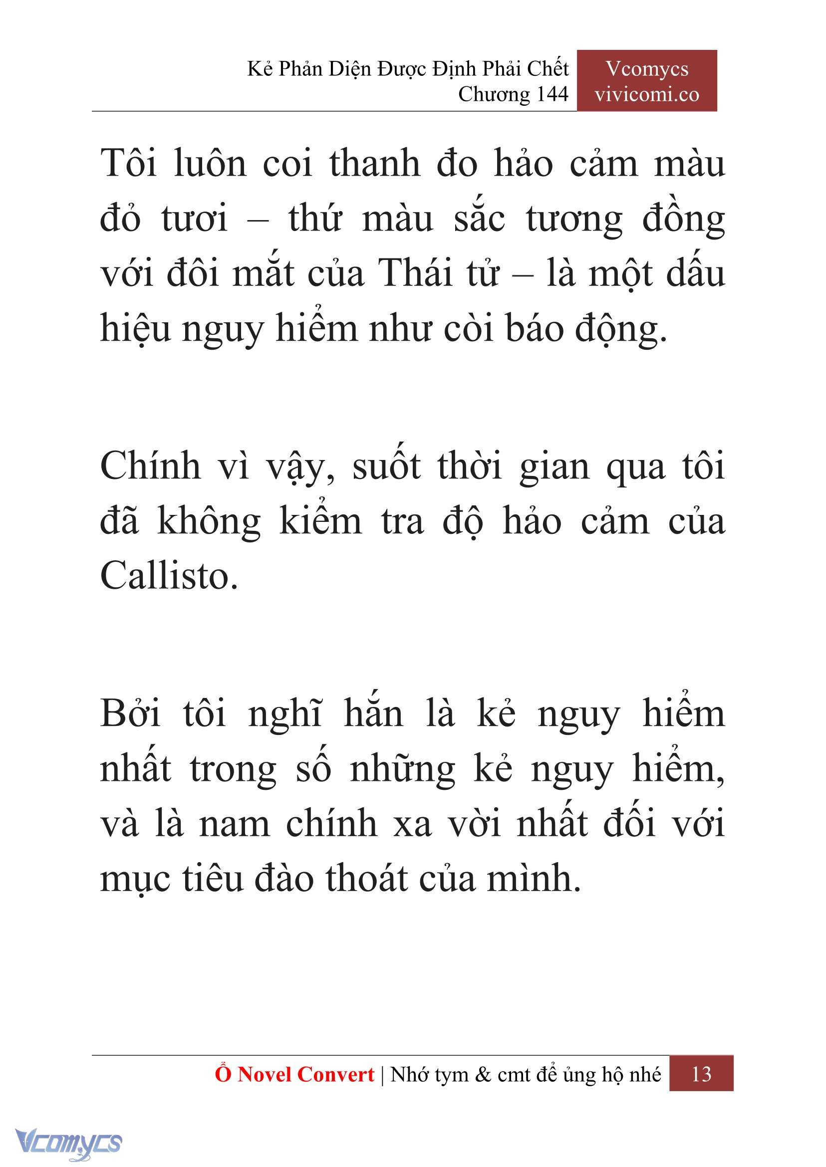 [Novel] Kẻ Phản Diện Được Định Phải Chết Chap 144 - Trang 2