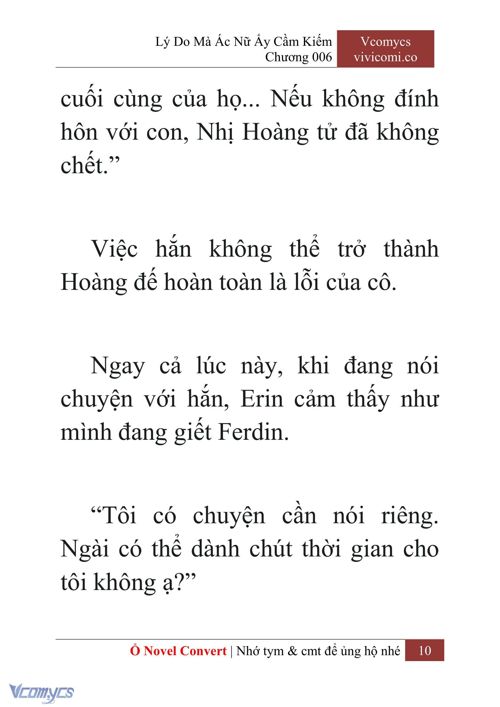 [Novel] Lý Do Mà Ác Nữ Ấy Cầm Kiếm Chap 6 - Trang 2