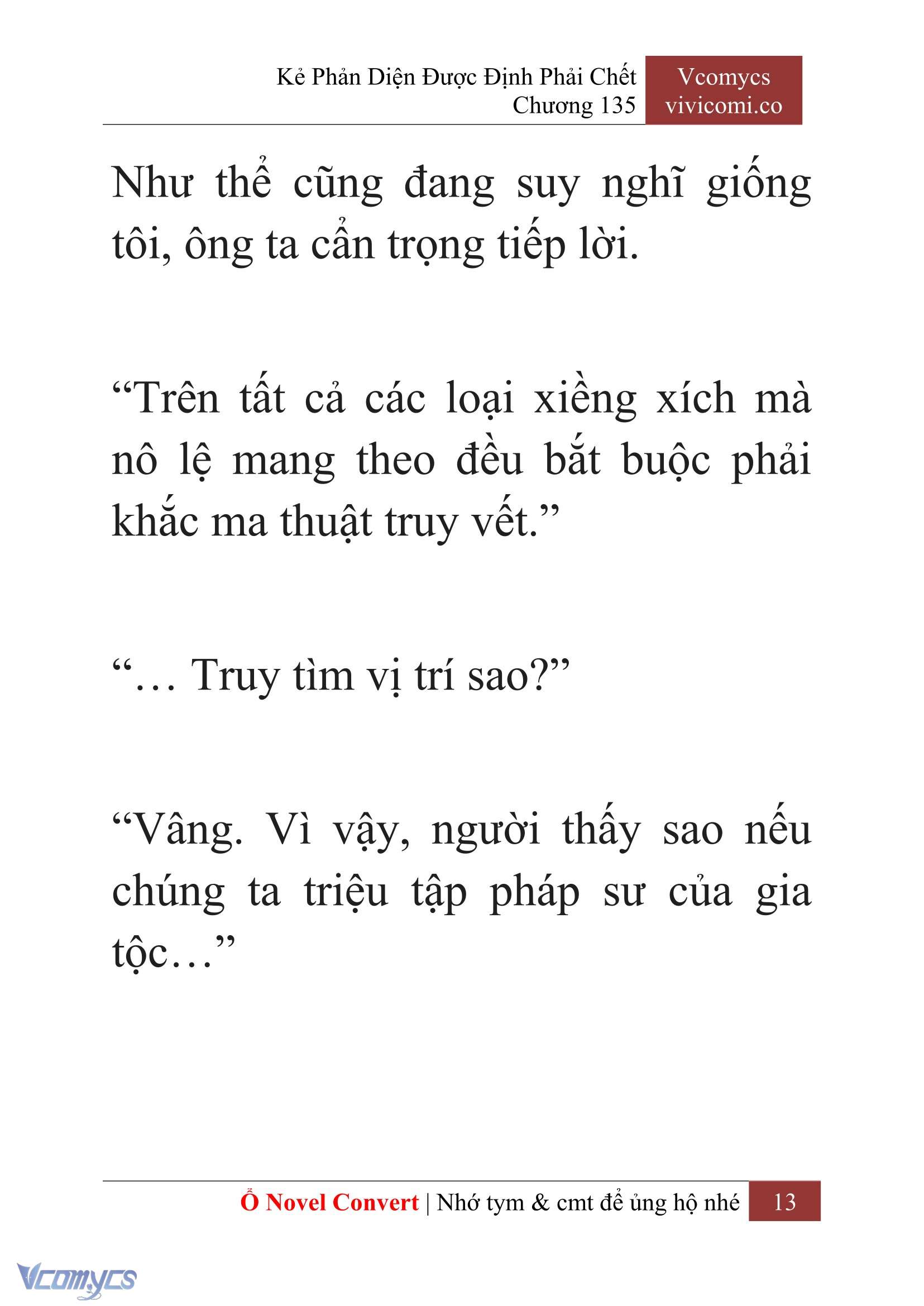 [Novel] Kẻ Phản Diện Được Định Phải Chết Chap 135 - Trang 2