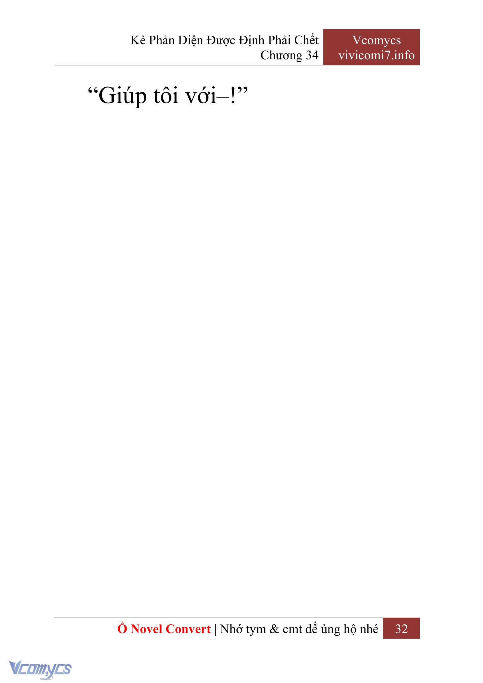 [Novel] Kẻ Phản Diện Được Định Phải Chết Chap 34 - Next Chap 35