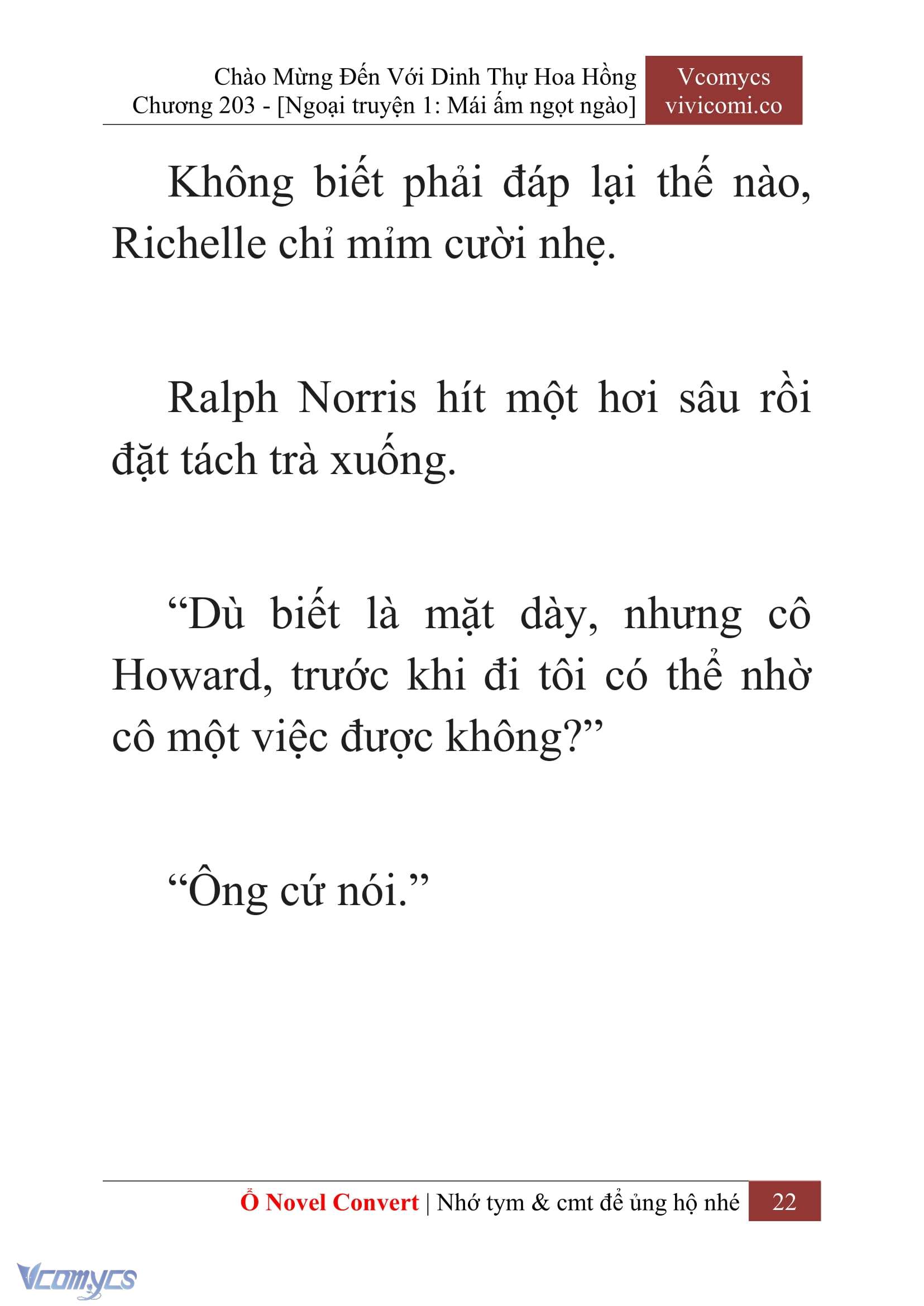 [Novel] Chào Mừng Đến Với Dinh Thự Hoa Hồng Chap 203 - Trang 2